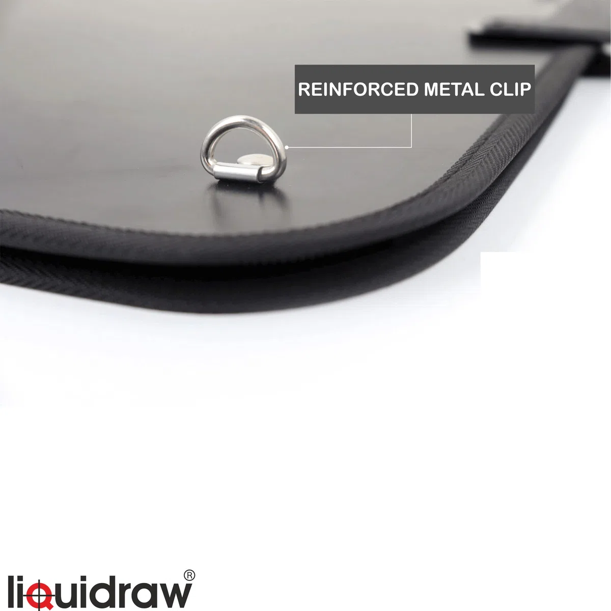 Liquidraw Portafolio de almacenamiento de arte | Carpeta A2 y A3 con fundas o bolsillos transparentes | Bolsa de transporte de arte y almacenamiento de documentos para artistas, Black, A2, Bolsa tipo