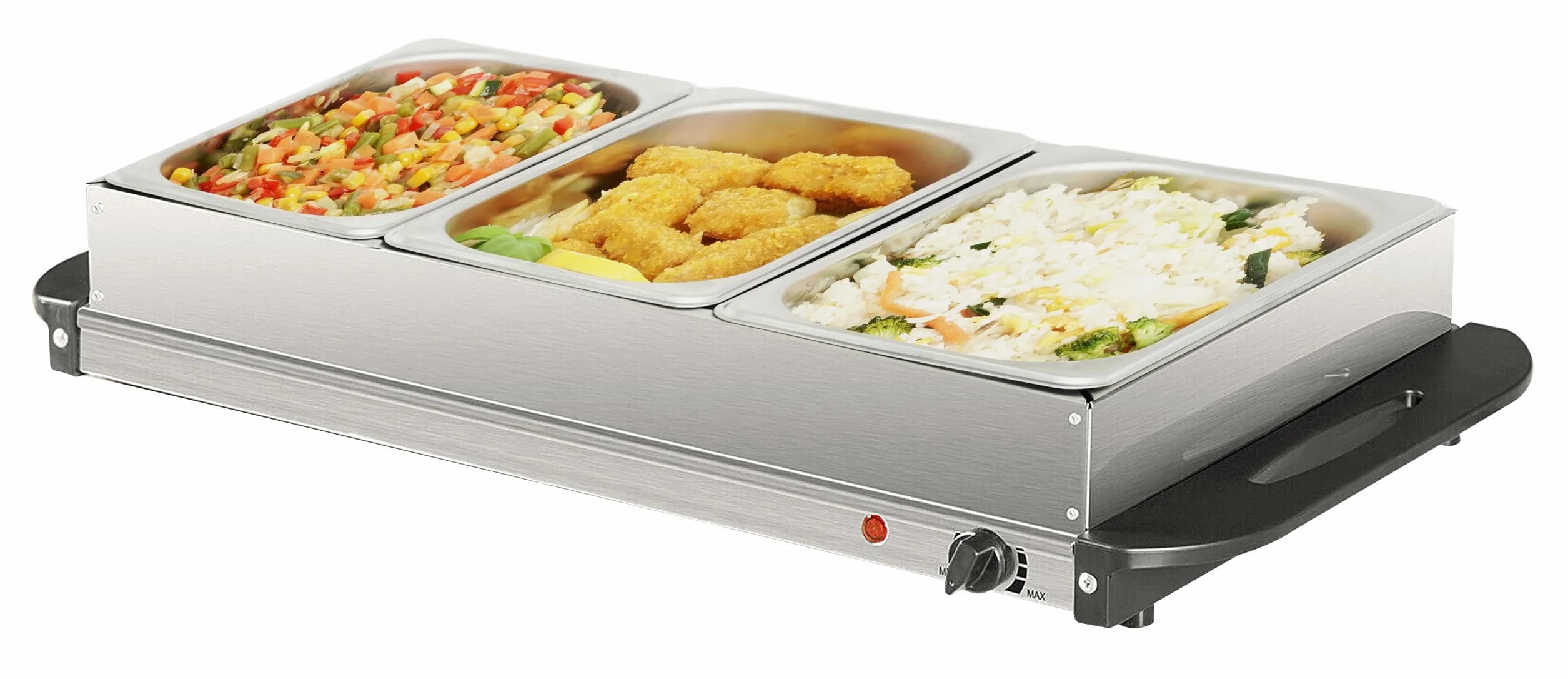 Stay Hot SH 4.1 - Calentador de Buffet 2 en 1, 200 W, solución Ideal para bufés, Fiestas y cenas Familiares, Capacidad de 7,5 L