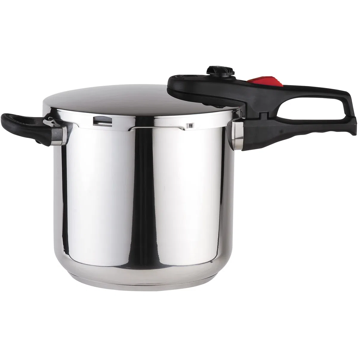 Magefesa Practika Plus - Olla Express Rápida 7.5L, Acero Inoxidable 18/10, Sensor de Presión, Inducción, Ahorro Energético, Cocina Sana, Cierre Fácil