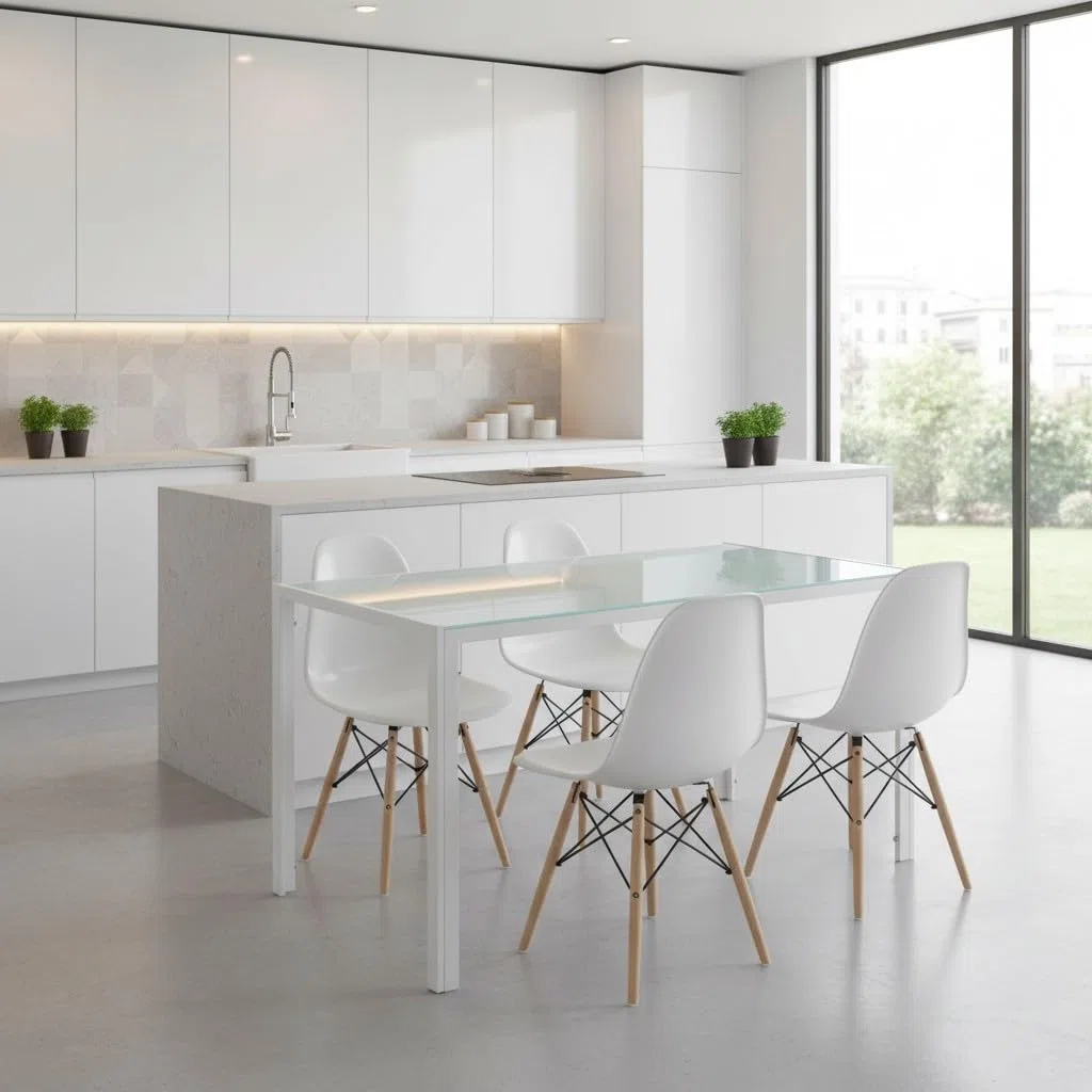 Woopi Mesa de Cocina Viena Blanca
