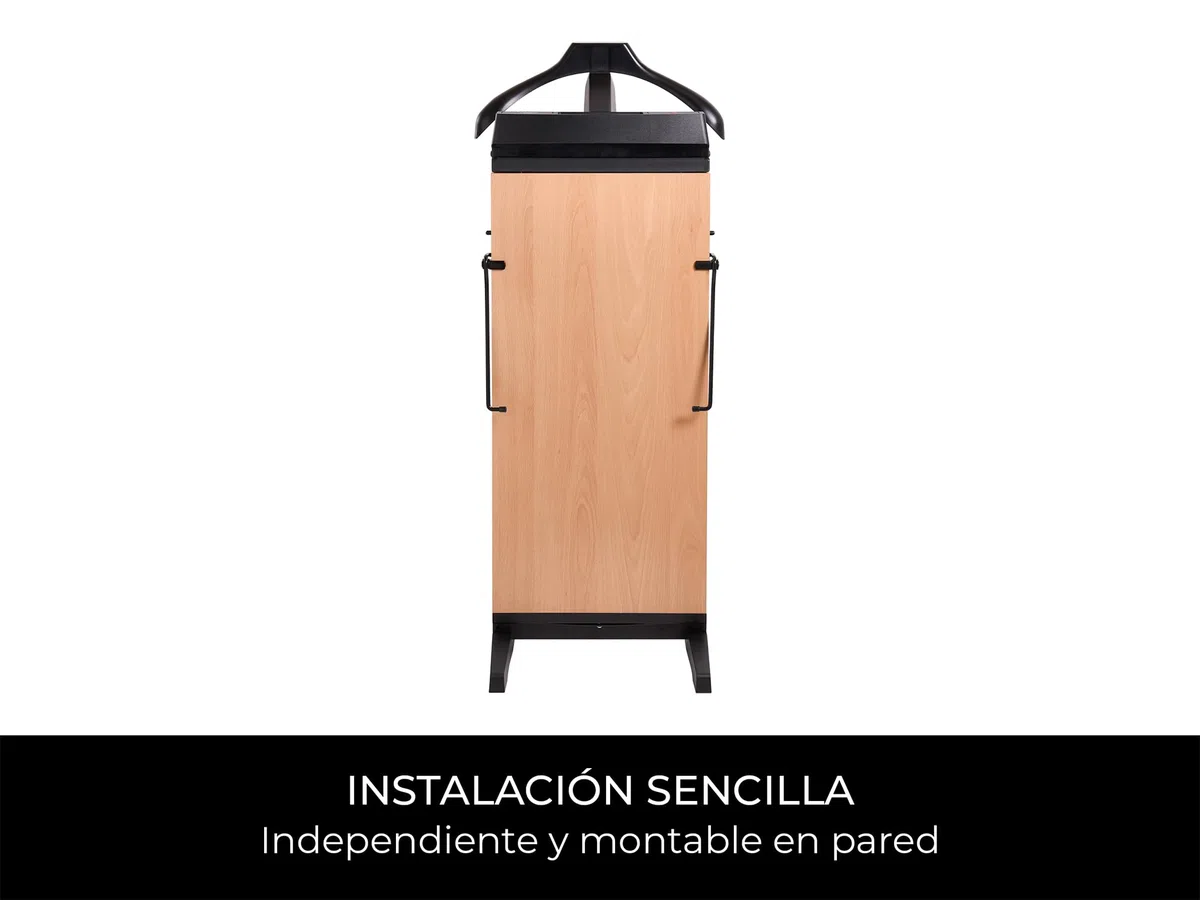 Corby 3300 - Prensa para pantalones, haya, enchufe europeo