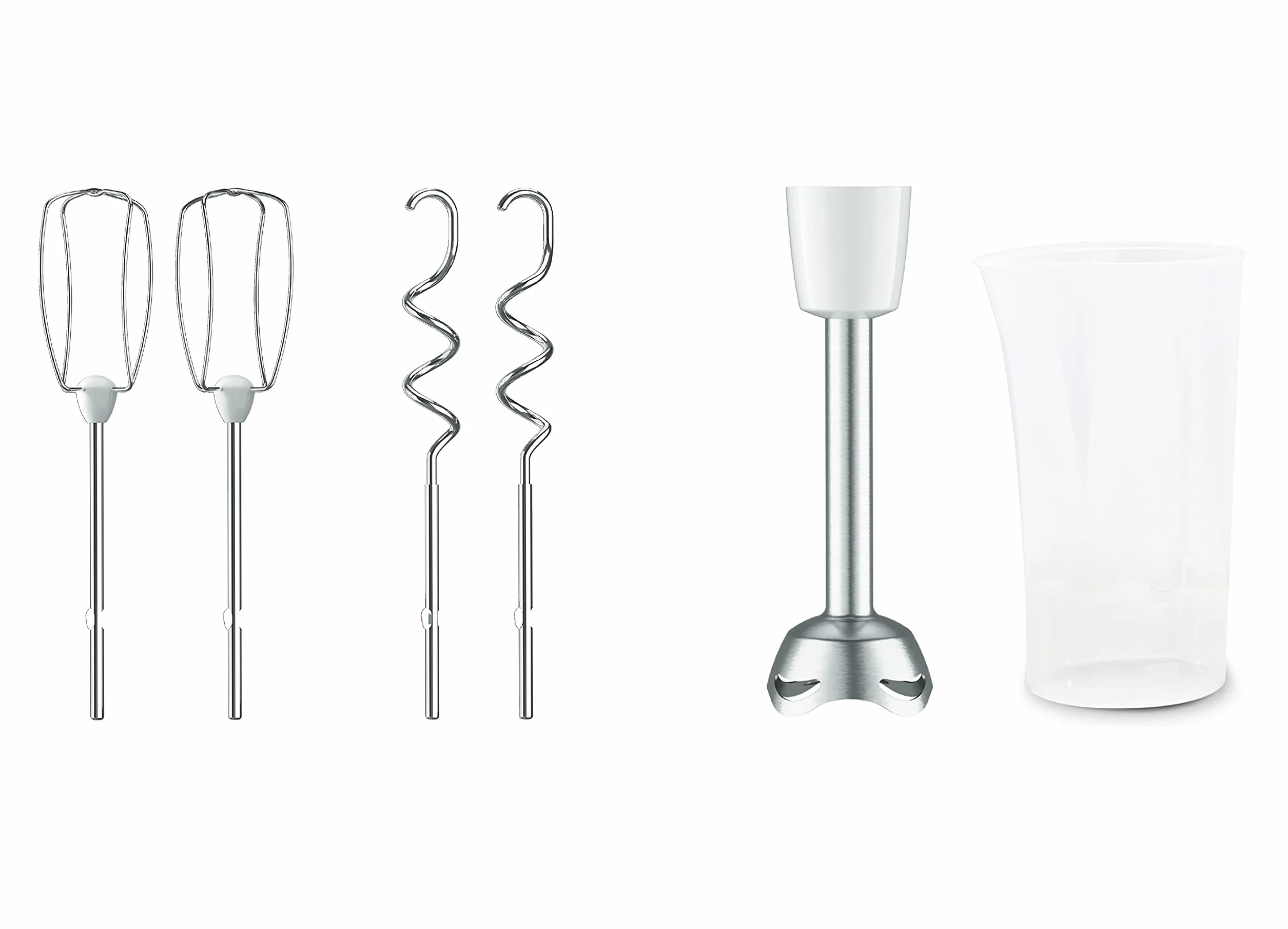 Tefal Prep'Mix+ HT4621 batidora de mano, Potente, 5 velocidades, Ganchos para masa, Gardes, Turbo