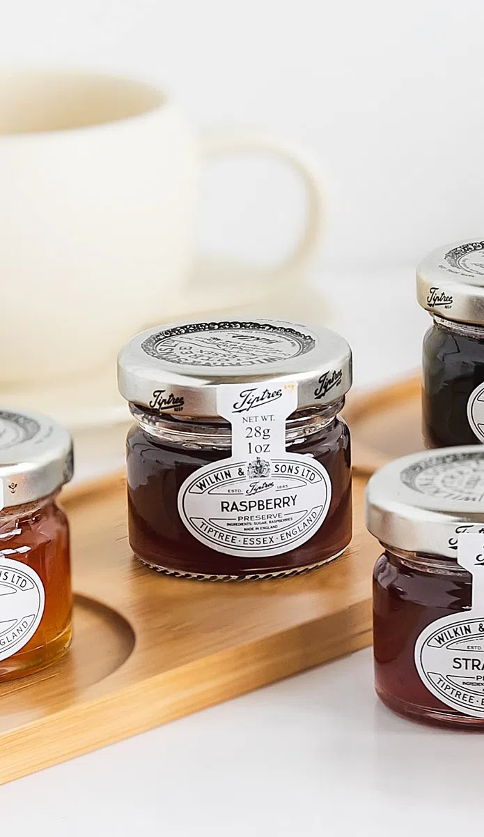 Mermelada Frambuesa 28gr. Tiptree. 72un.