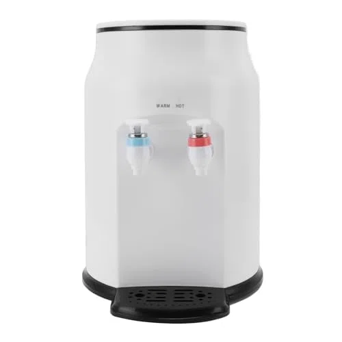 Asixxsix Dispensador de Agua de encimera, eléctrico de Carga de 500 W para Agua Caliente a Temperatura Constante, con Capacidad para Botellas de 1.2 a 5 galones, Ideal para