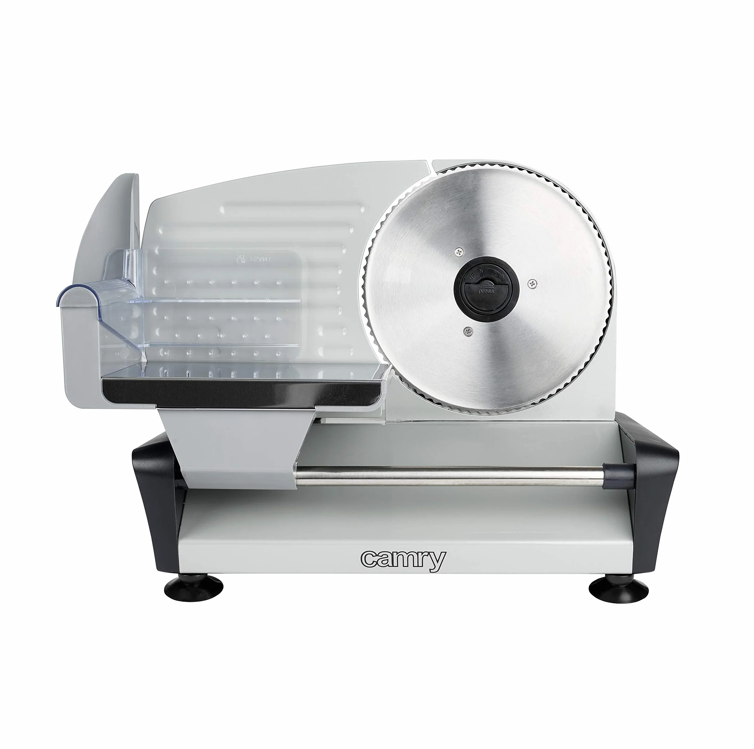 Camry CR4702 Cortafiambres, 200 W, 0 Decibeles, Acero Inoxidable 18/8, Plateado (5908256835177)