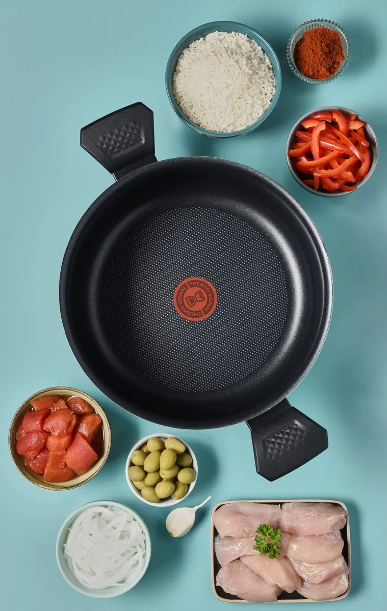 Tefal Easy Cook Clean - Cacerola (30 cm, antiadherente)