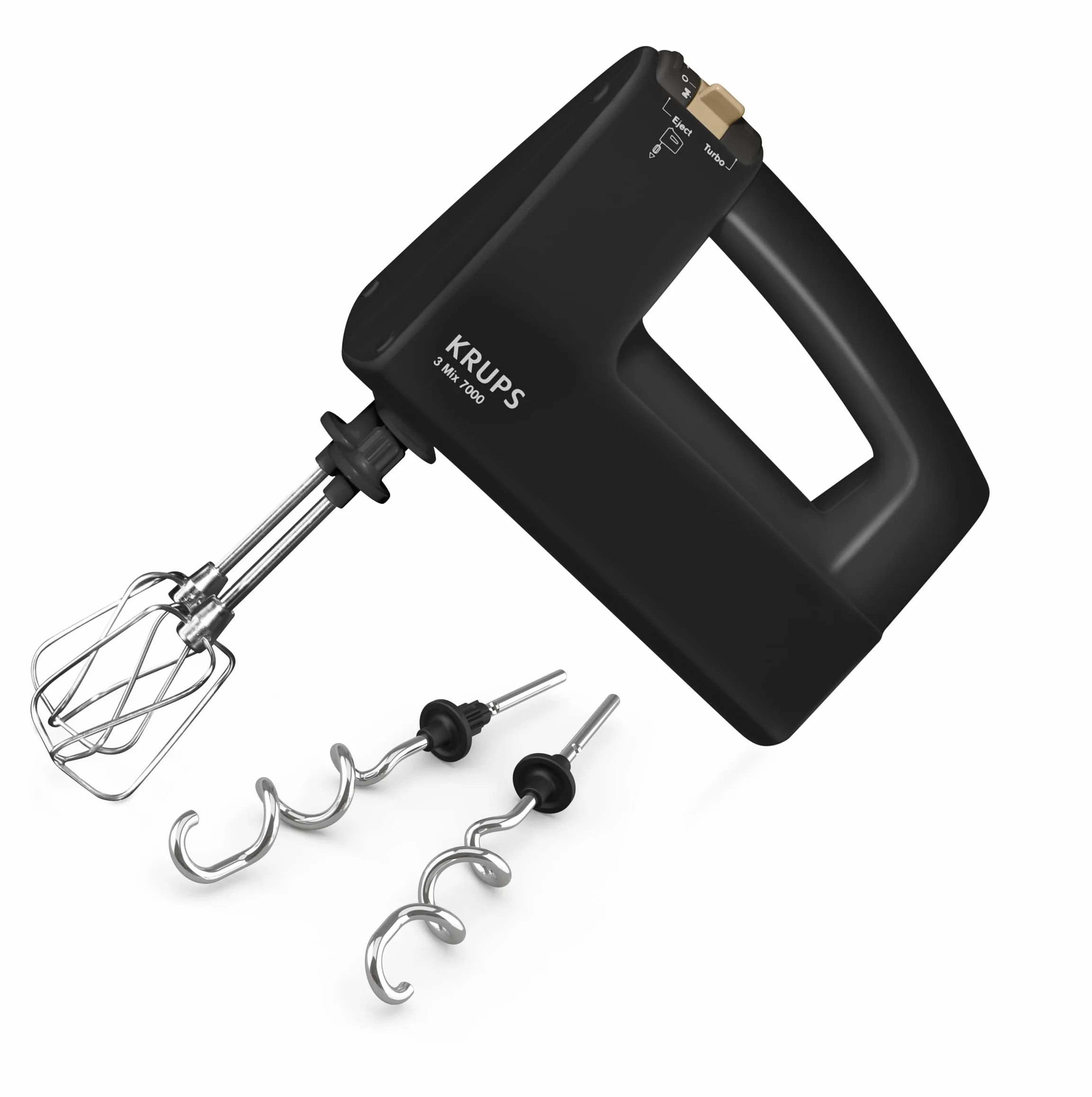 Krups 3Mix 7000 F6085811 - Batidora de mano (60 años, edición especial, 500 W, gancho para amasar y mezclar, acero inoxidable, cable de alimentación largo, bolsa de accesorios), color negro y cobre