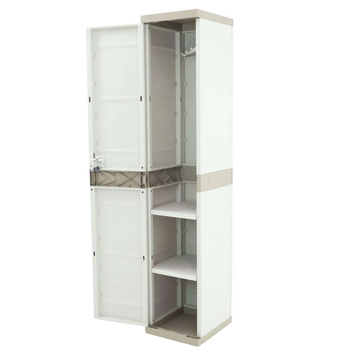 Plastiken - Armario, blanco, oficina domestica taq.35x44x176 9206