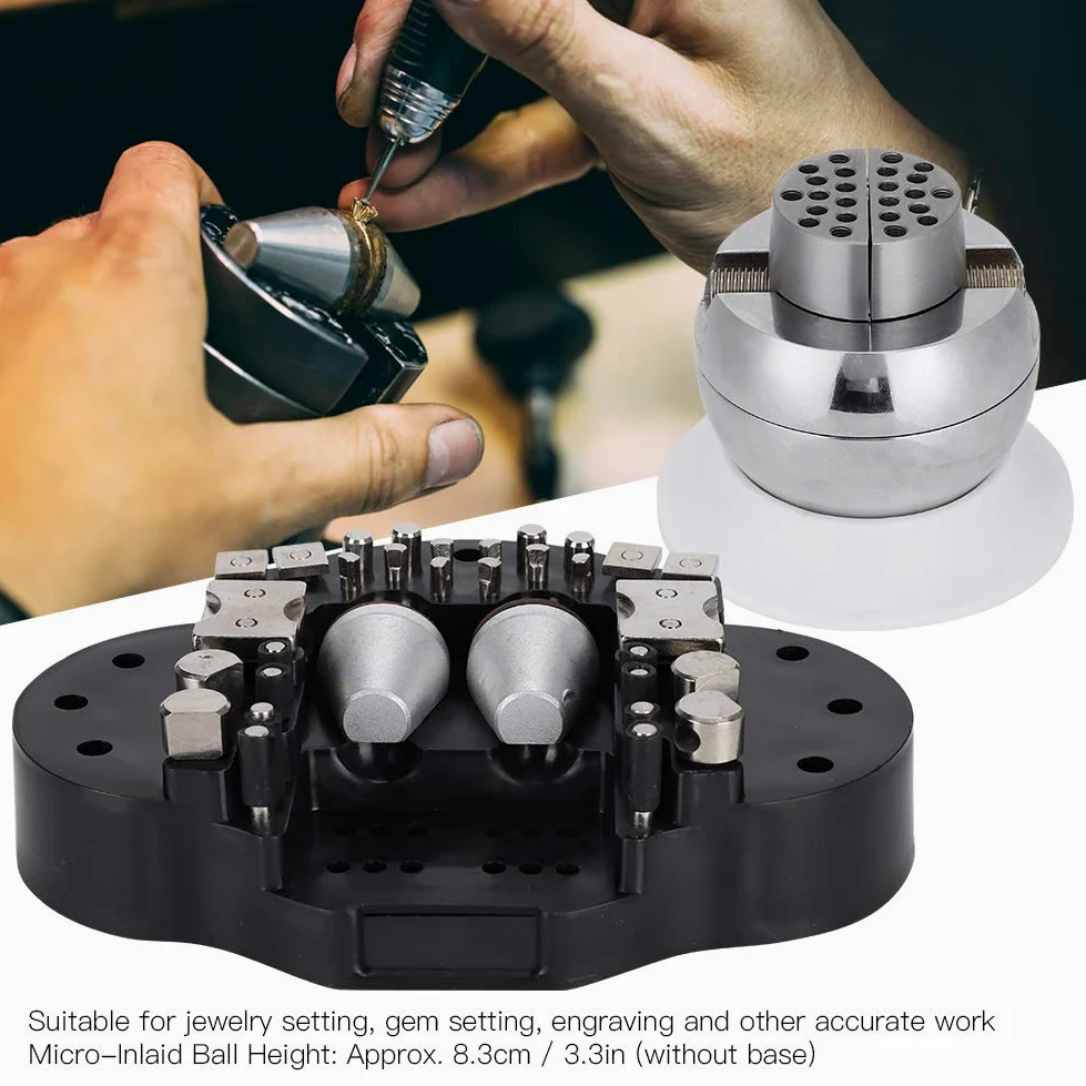 Herramienta Profesional De Tornillo De Banco De Bola, Herramienta De Grabado De Tornillo De Banco De Bola Resistente Y Duradera Para Engaste De Joyas