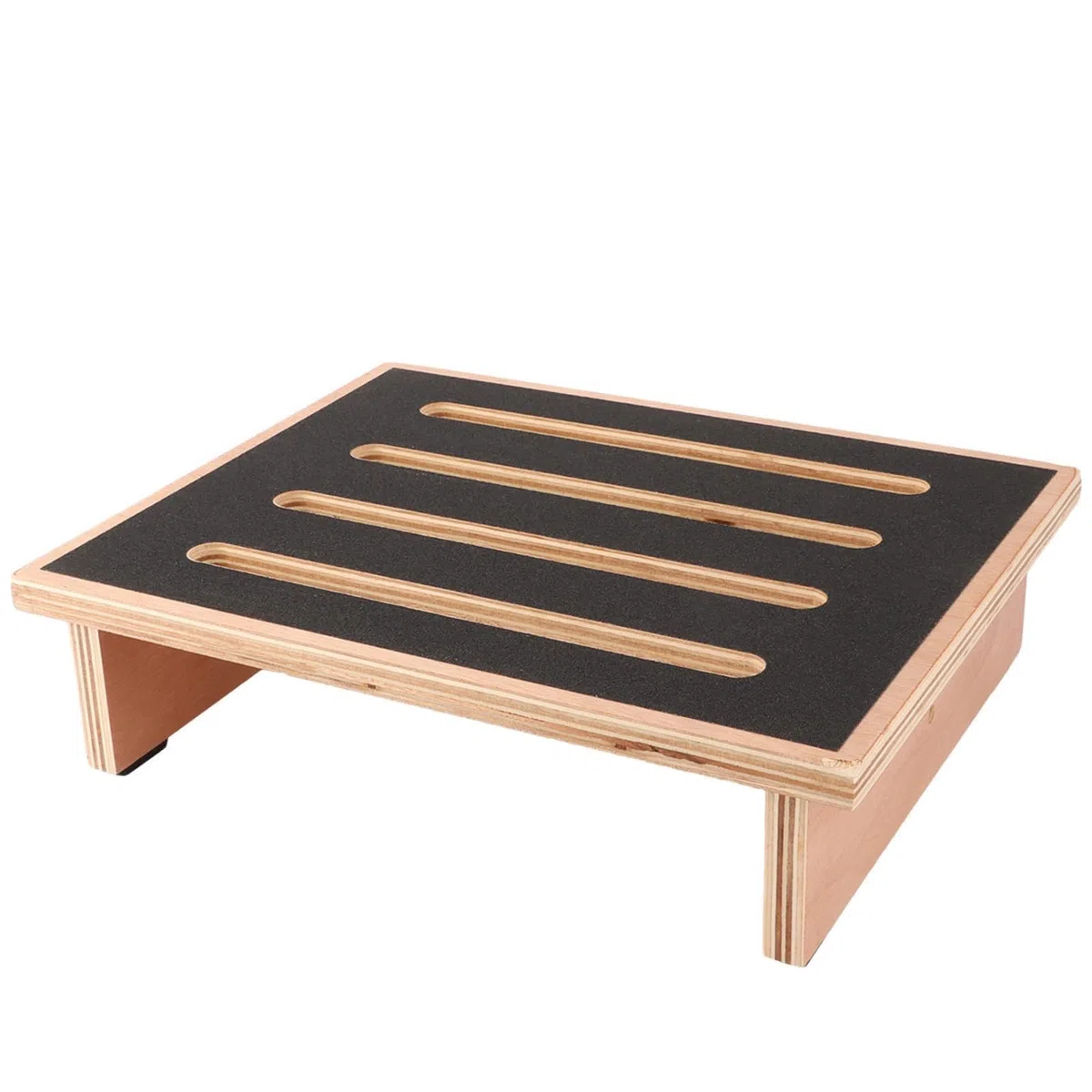 YAYODS Taburete de Paso de Madera (40x32x10,5cm), Escalón para Adultos y Ancianos Soporta hasta 200kg, Peldaño con Superficie de Goma Antideslizante para Cocina, Baño y Acceso al Coche