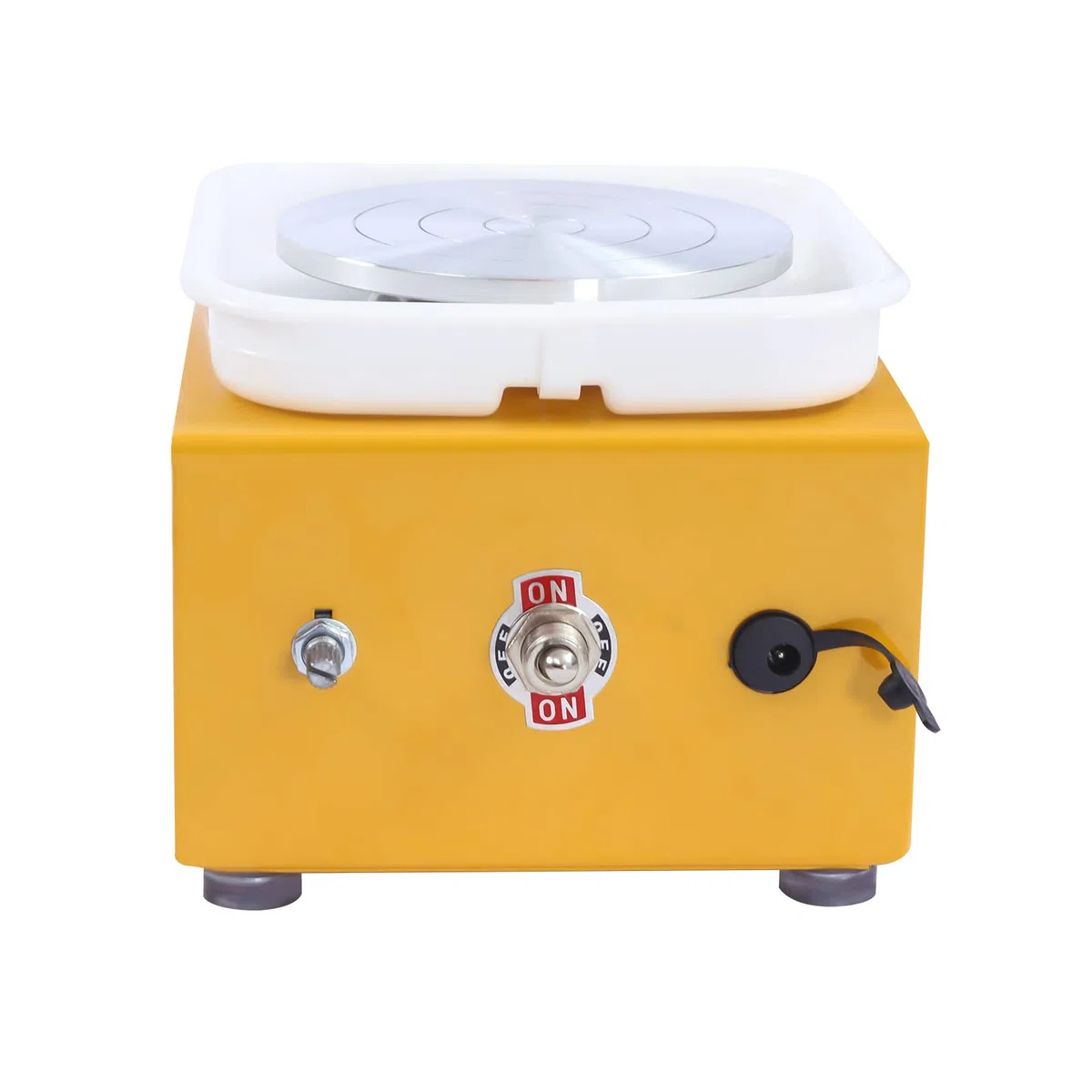 Mini Rueda de Cerámica 2000RPM Máquina de Rueda de Cerámica Eléctrica Torno Alfarero eléctrico con Placas de 10 cm para Tiendas de Bricolaje de Alfarería