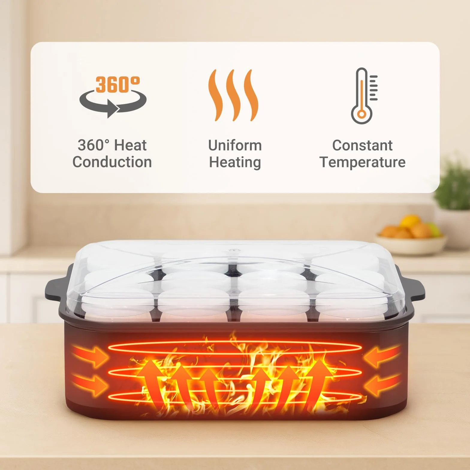 Todeco Yogurtera Eléctrica con 12 Tarros de 180 ml con Tapa, Acero Inoxidable, Temperatura Ajustable, Temporizador, Máquina de Yogur Casero, para Yogur Griego, Yogur Frutas