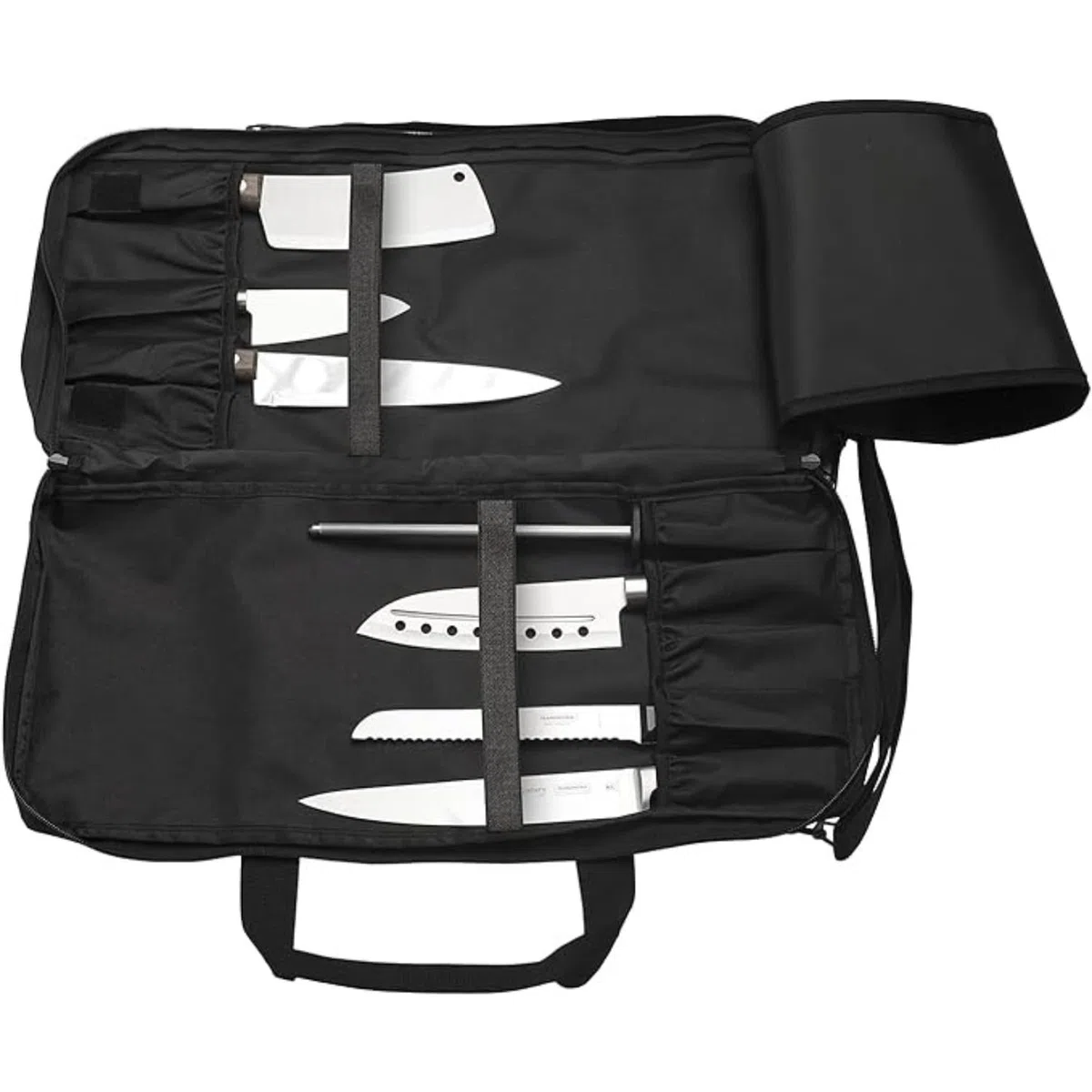 EVERPRIDE Messertasche mit 20 Taschen, Black, Moderno