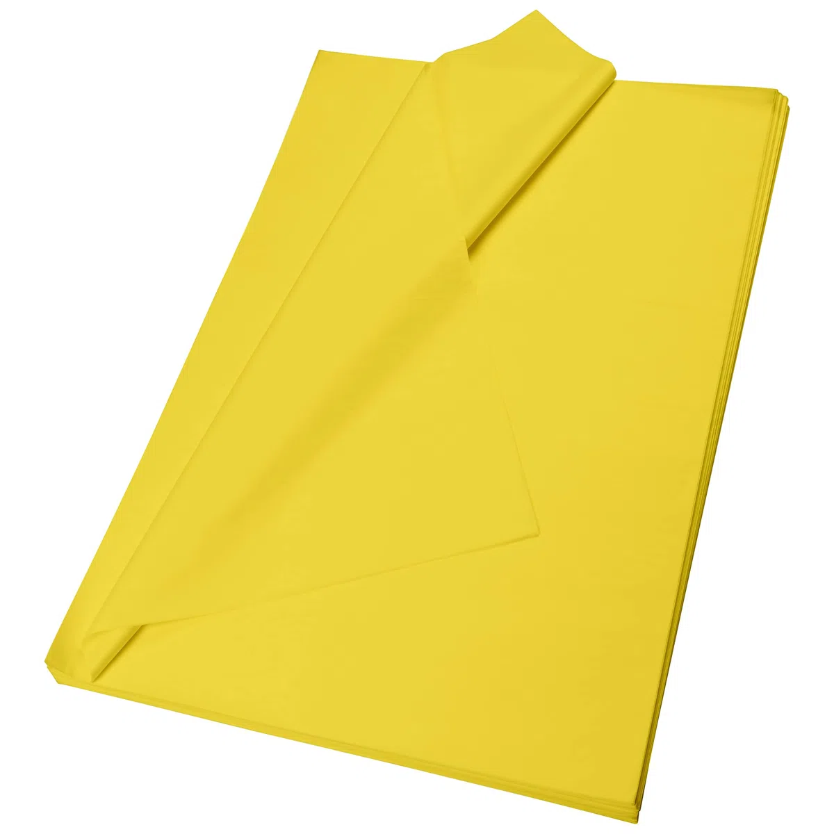 packer PRO Pack 500 hojas de Papel Seda para Envolver Ropa Regalos ecommerce, Amarillo 75x50 cm