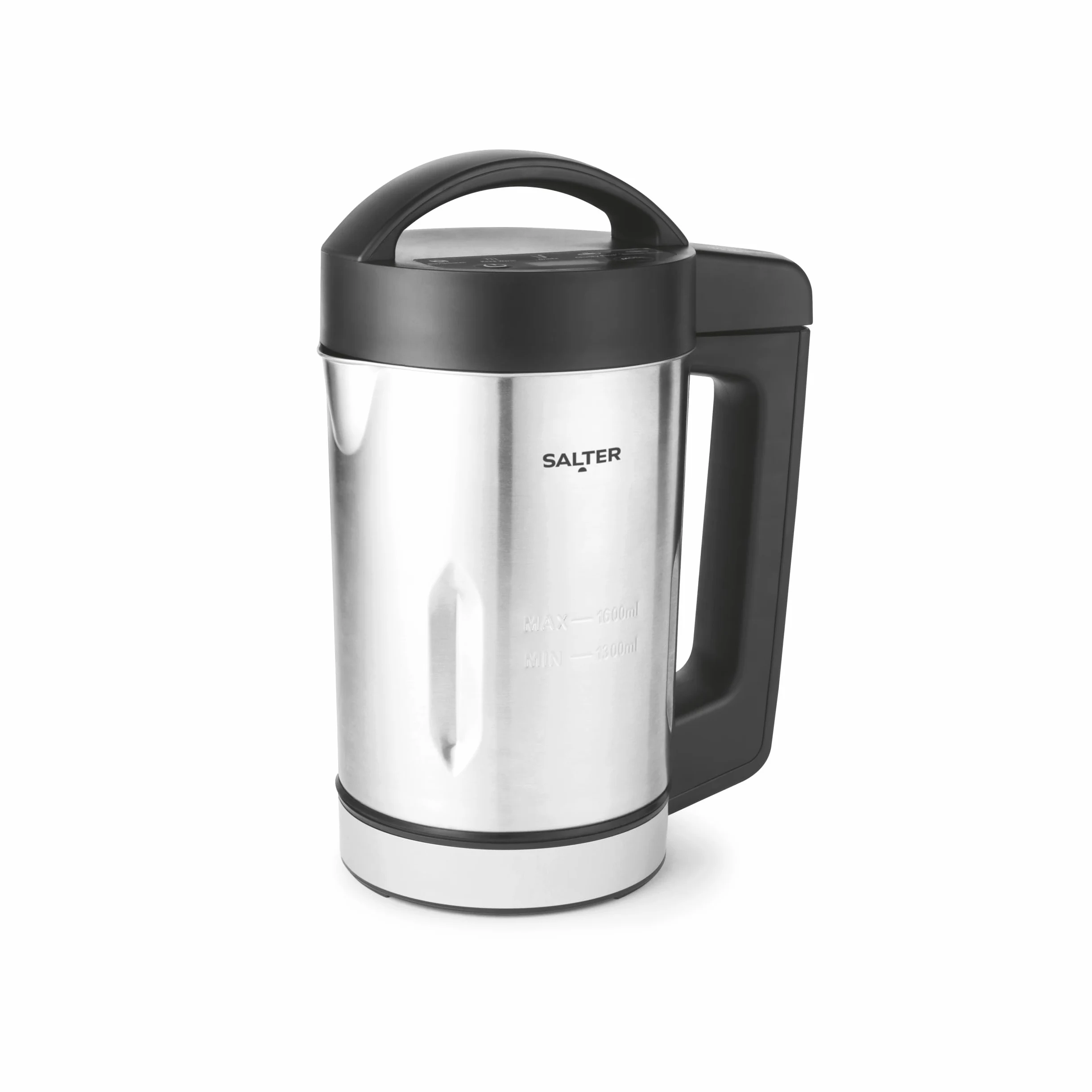 Salter Hacedor de Sopa Digital 1.6 L – Cocina de Sopa, Hervidor de Sopa y Mezclador, 5 Programas, Sensor Antidesbordamiento, Ideal para Grandes Cantidades, Apta para Leche Vegetal, 900 W