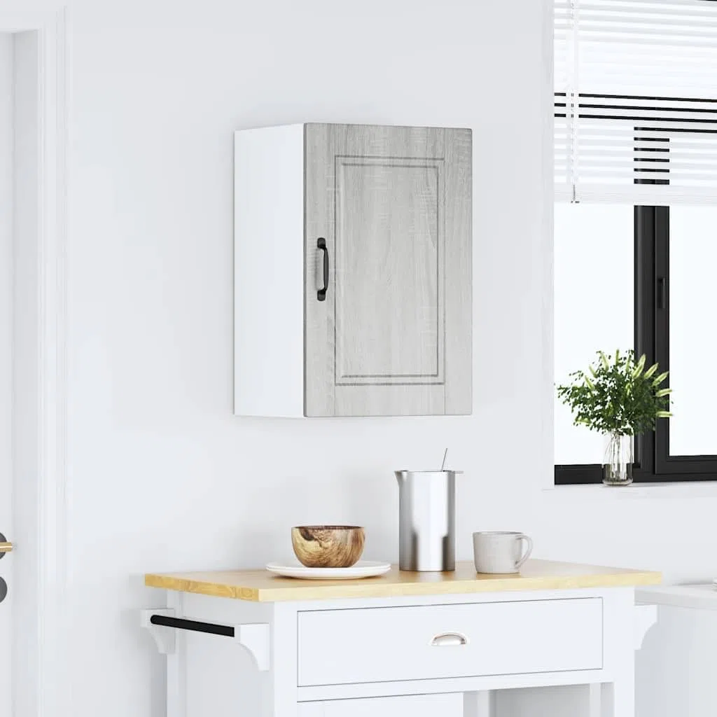vidaXL Armario de Pared de Cocina Porto Gris Sonoma Madera ingeniería