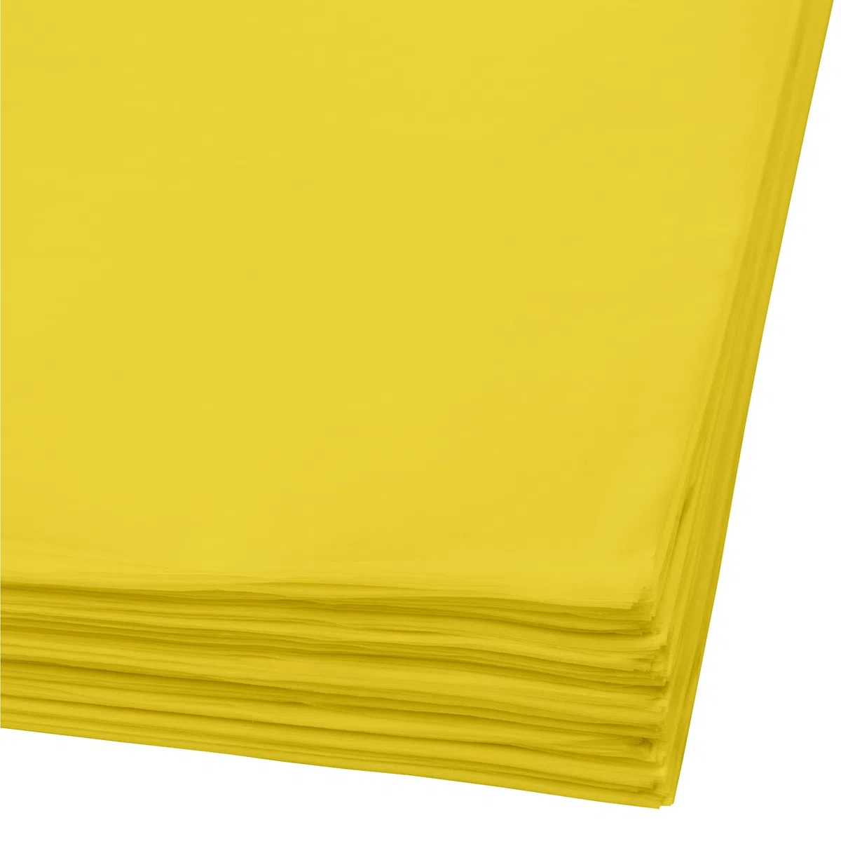 packer PRO Pack 500 hojas de Papel Seda para Envolver Ropa Regalos ecommerce, Amarillo 75x50 cm