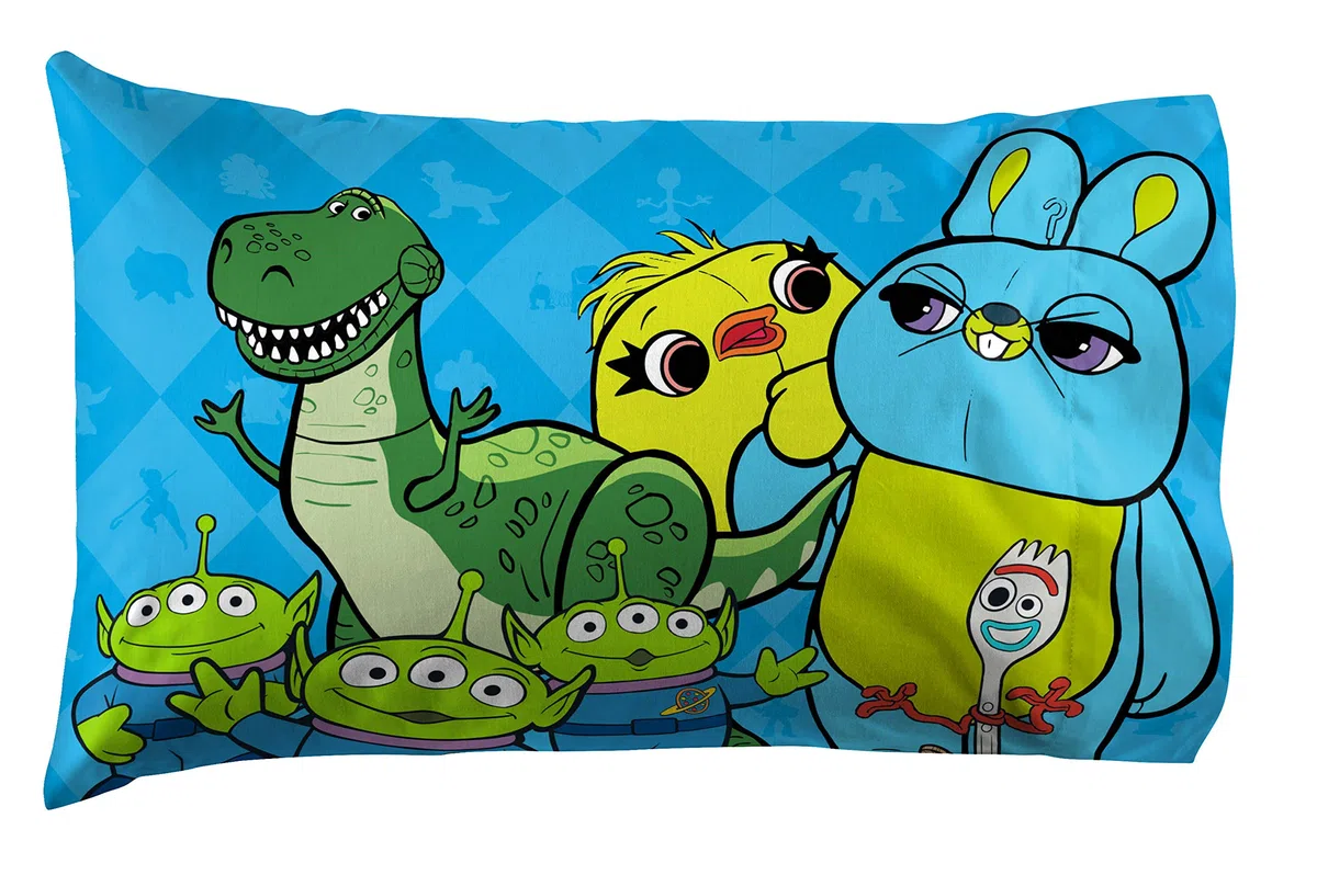 Jay Franco Disney Toy Story Buzz & Woody Full Sheet Set - 4 Piece Set Super Soft and Cozy Kid’s Bedding - Fade Resistant Microfiber Sheets (Official Disney Product)