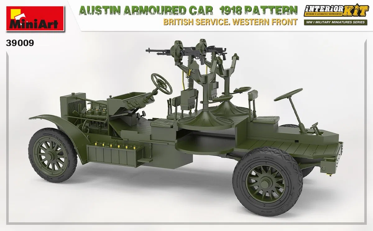 MiniArt MIN39009 WWI 1:35-Austin - Coche blindado (Servicio Británico)