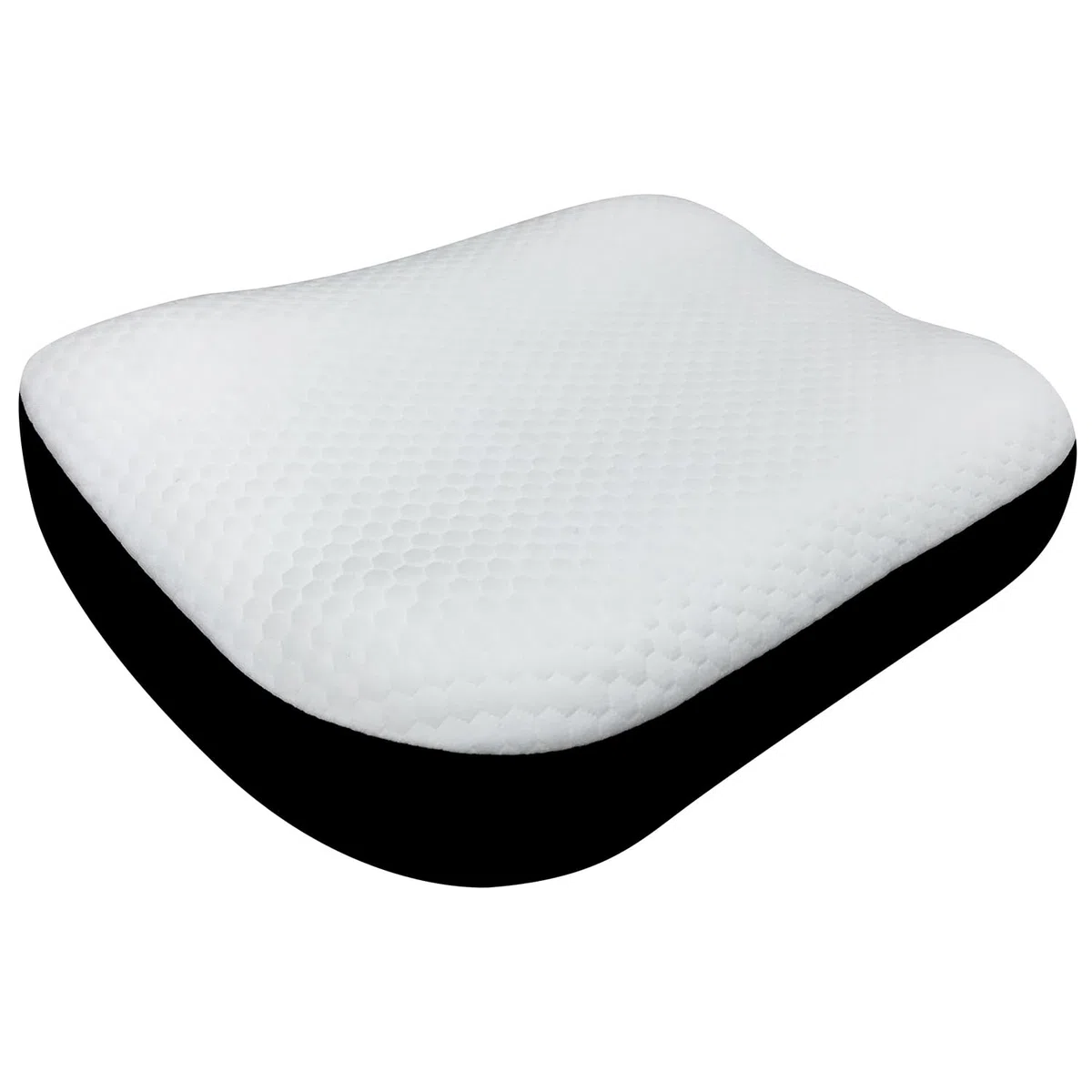 PIKOLIN Home Almohada Viscoelástica Antirronquidos, Transpirable, Doble Funda, Posiciona Cuello y Cabeza para Respirar Bien, Firmeza Alta, para Dormir de Lado