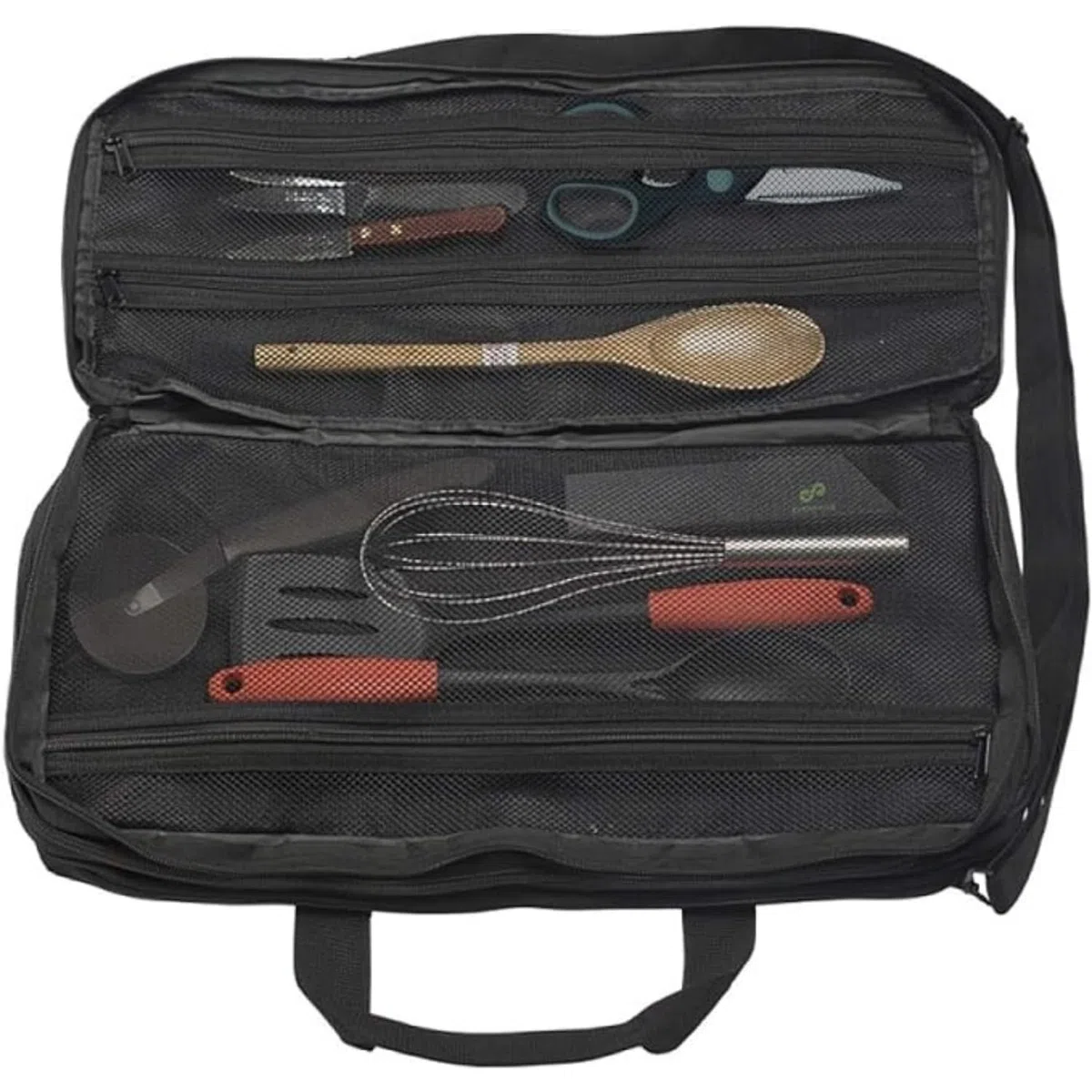 EVERPRIDE Messertasche mit 20 Taschen, Black, Moderno