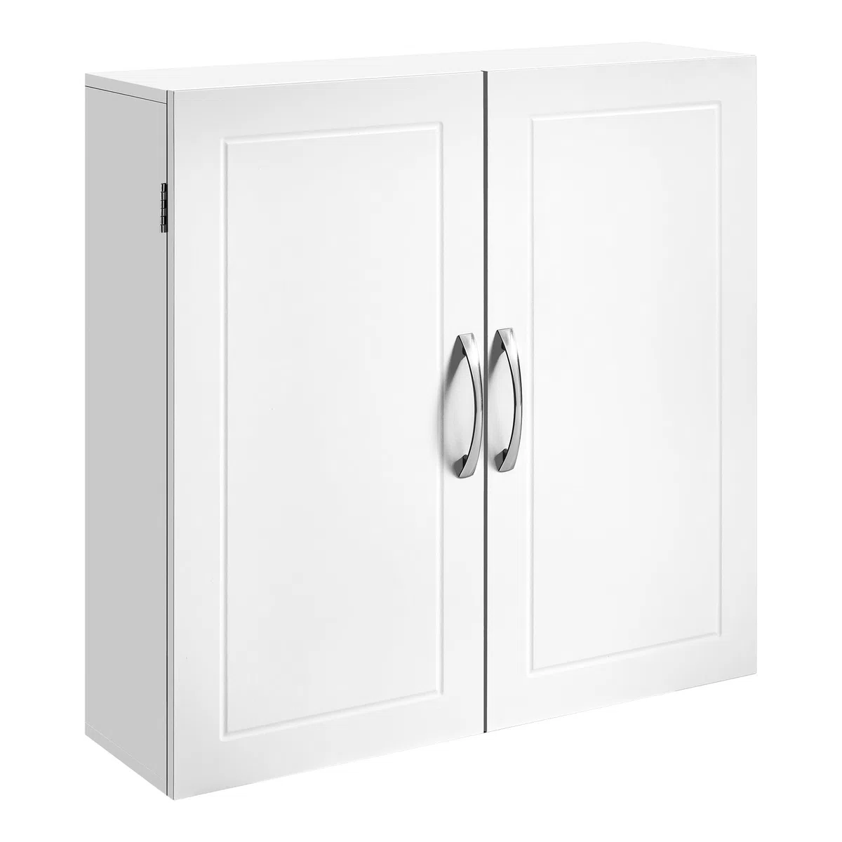 VASAGLE Armario de Pared para Cuarto de baño, Armario de Almacenamiento de Pared para Cuarto de baño, 30 x 60 x 60 cm, Armario de Farmacia con estantes Ajustables, Blanco Nube BBC321W01