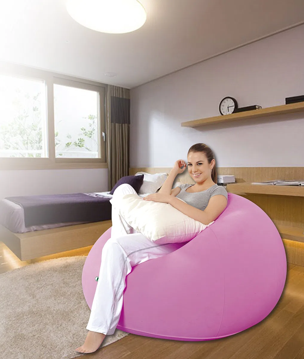 Jilong Avenli Relax Indoor Sofá Easigo Rosa, PVC, 105 x 105 x 65 cm