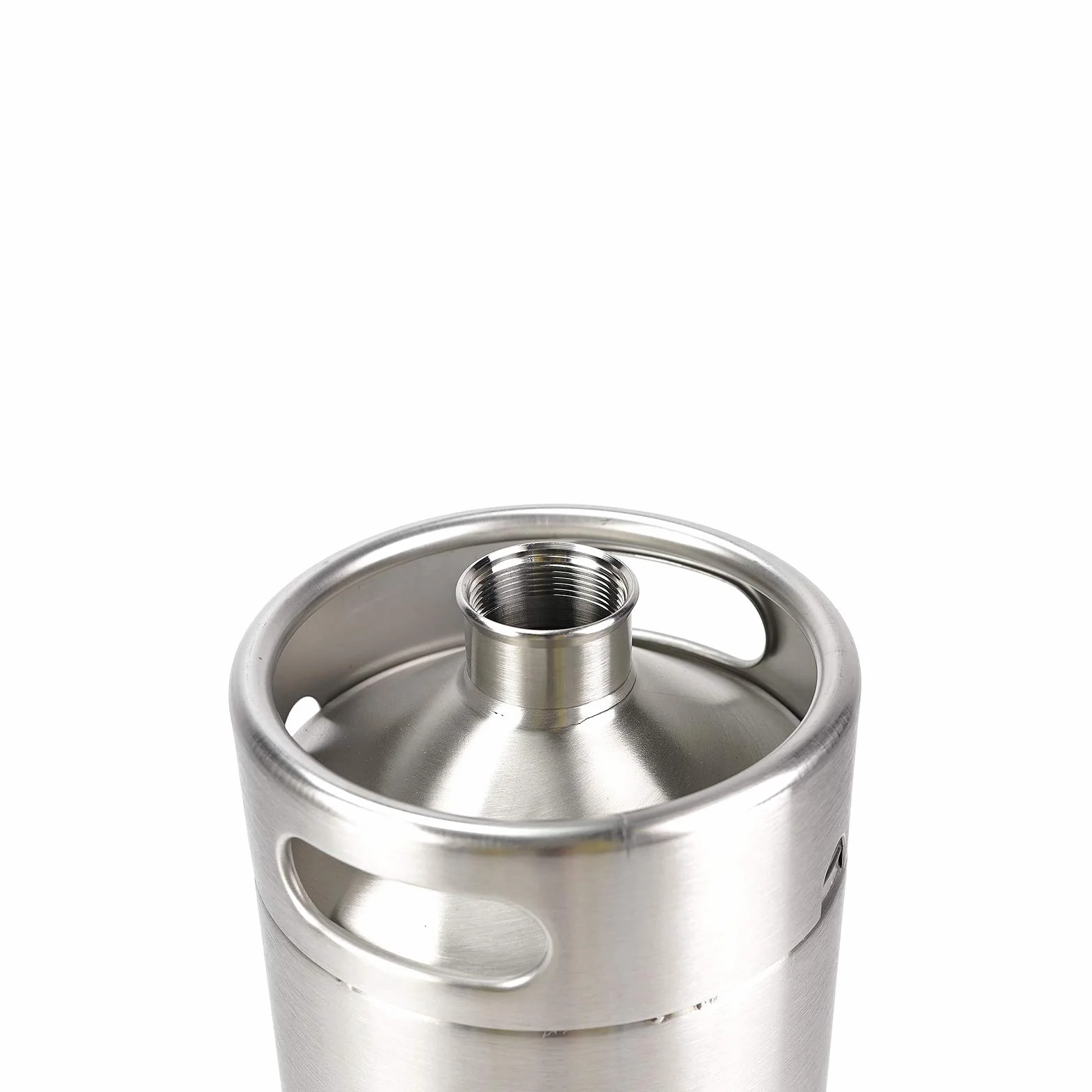 Triplej Mini Barril de Acero Inoxidable (10 L, Plata Estándar)