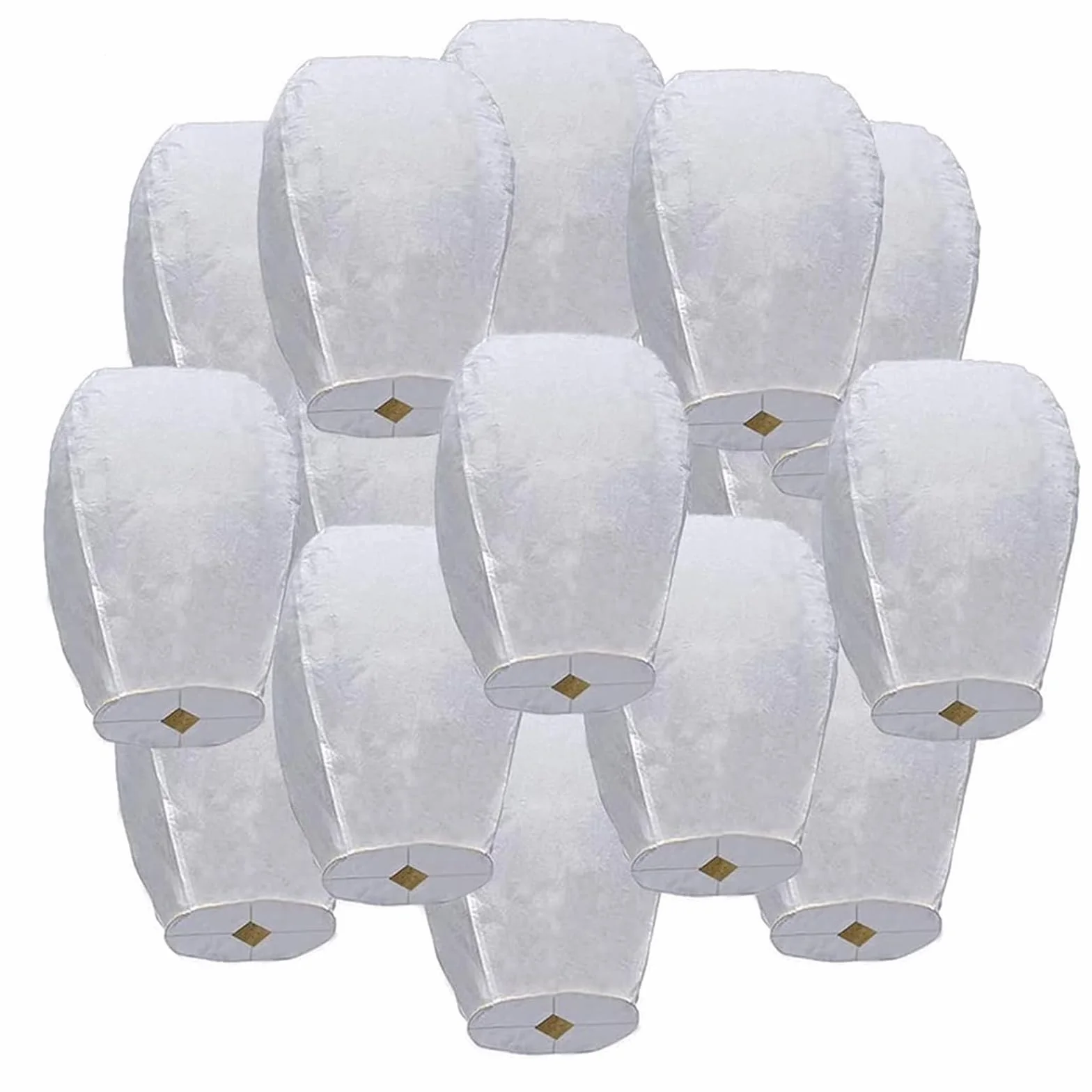 Farolillos chinos del cielo linterna voladora china,papel de linterna de papel puramente hecha a mano para fiestas de bodas, festivales de cumpleaños, Navidad y Año Nuevo (20 piezas)