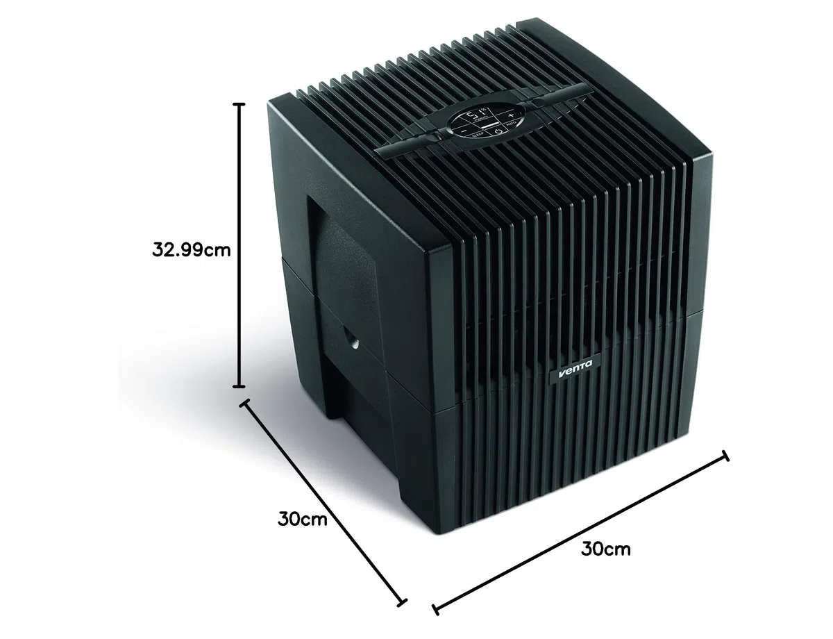 Venta LW15 COMFORTPlus - Humidificador y purificador de aire para habitaciones de hasta 35 m², Negro, LW25 COMFORTPlus 8W