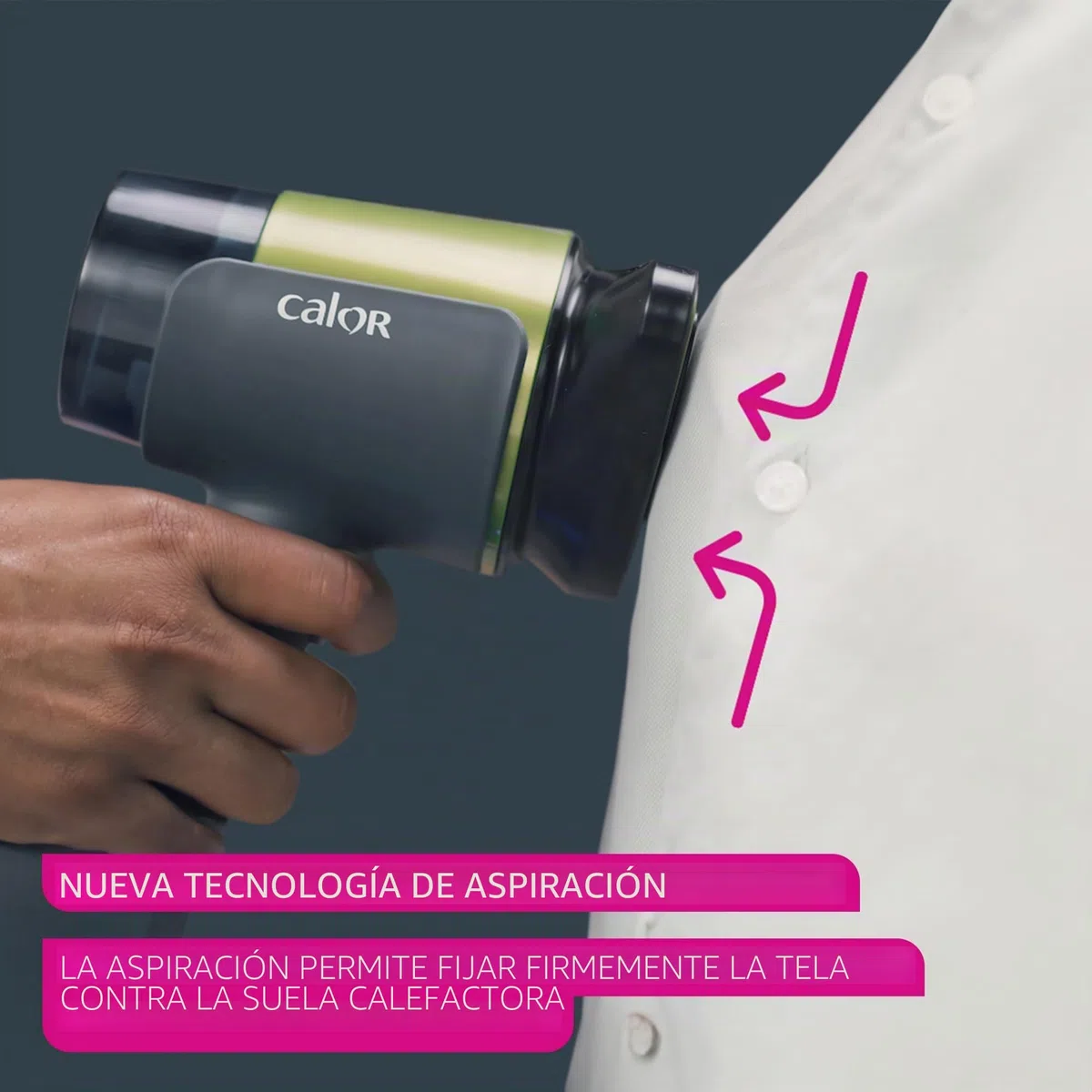 CALOR AeroSteam revolucionario vaporizador de mano, Resultados de una sola pasada, fabricado en Francia, DT9810C0