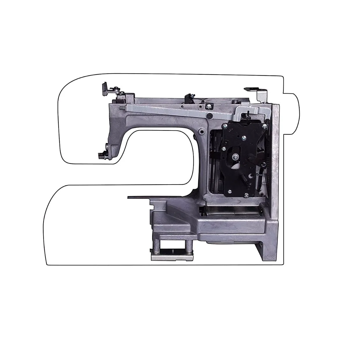 SINGER Heavy Duty - Máquina de coser (Gris, Máquina de coser automática, Costura, 1 paso, Variable, Variable)..