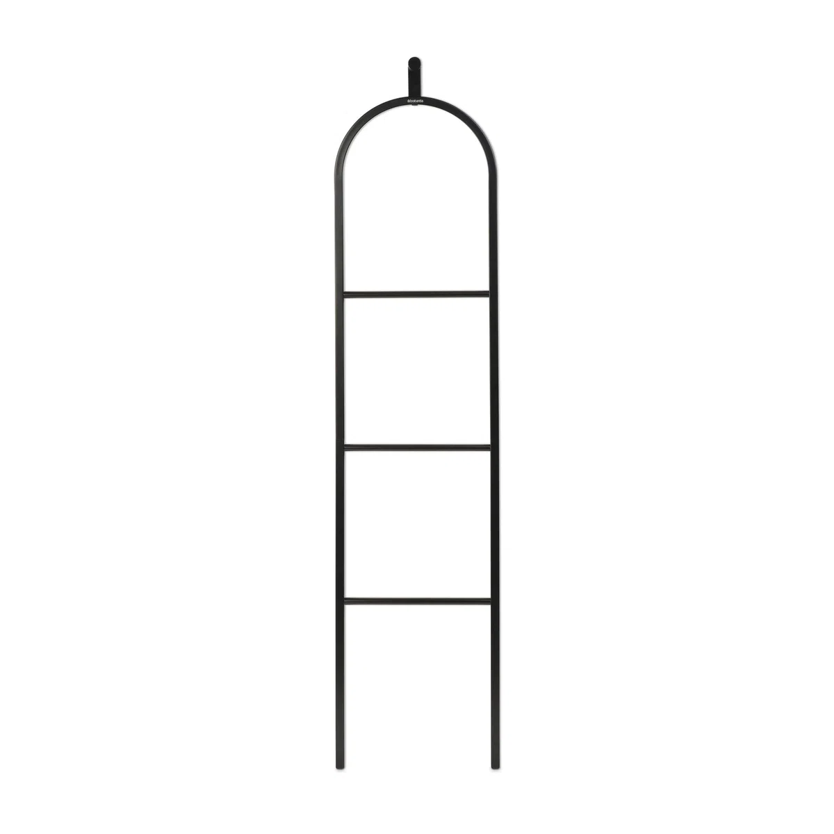 Brabantia - Galán de Noche Linn - Perchero multiusos - Colgar, airear o secar - con gancho para colgar - Compacto - Riel para ropa o toallas - Accesorio para el hogar - Negro Mate