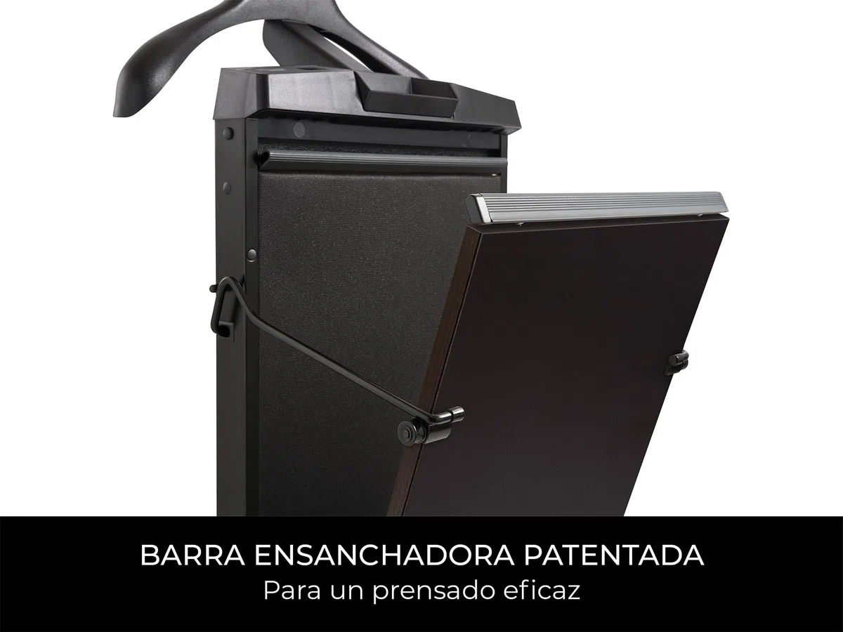 Corby 7700 - Prensa para pantalones, madera de fresno, enchufe europeo