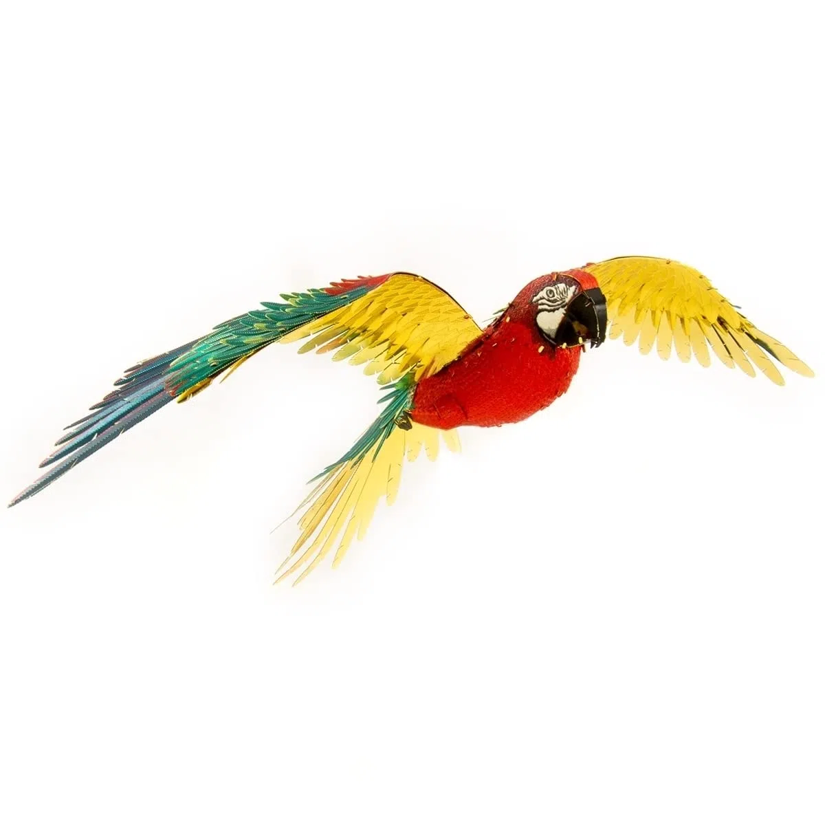 Fascinations Metal Earth Premium Series Jubilee Guacamayo Parrot Kit de modelo de metal 3D con pinzas