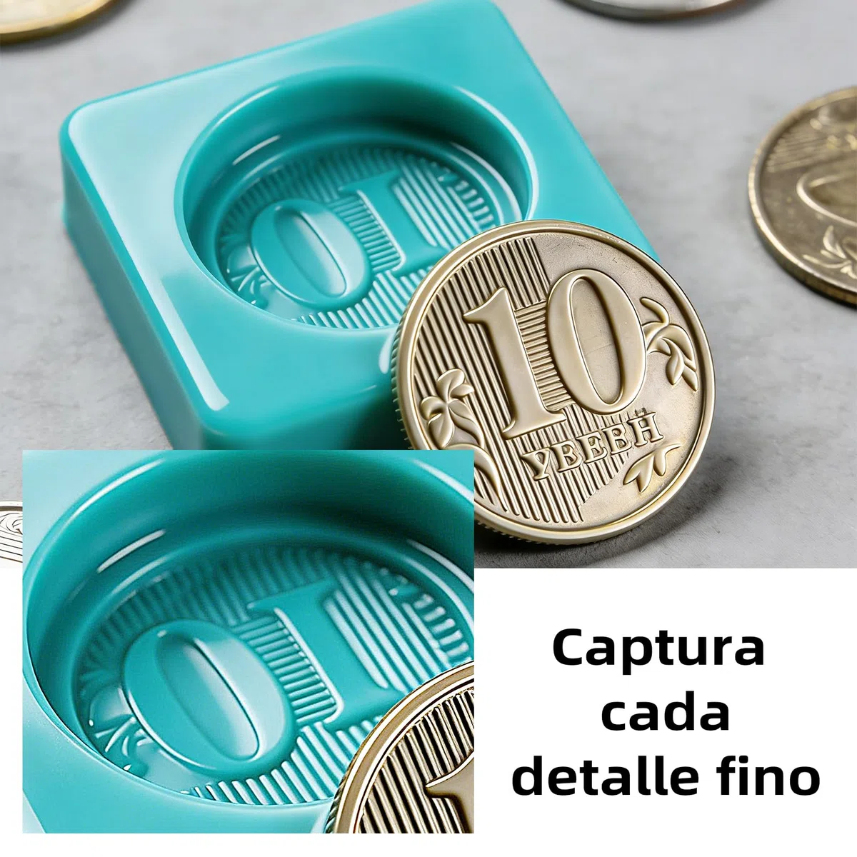 Silicona Líquida para Moldes 15 Shore A - Caucho de Silicona No Tóxico, de Curado Rápido Mezcla 1:1, para Resina, Velas y Manualidades （Verde Jade, 2.3 kg）