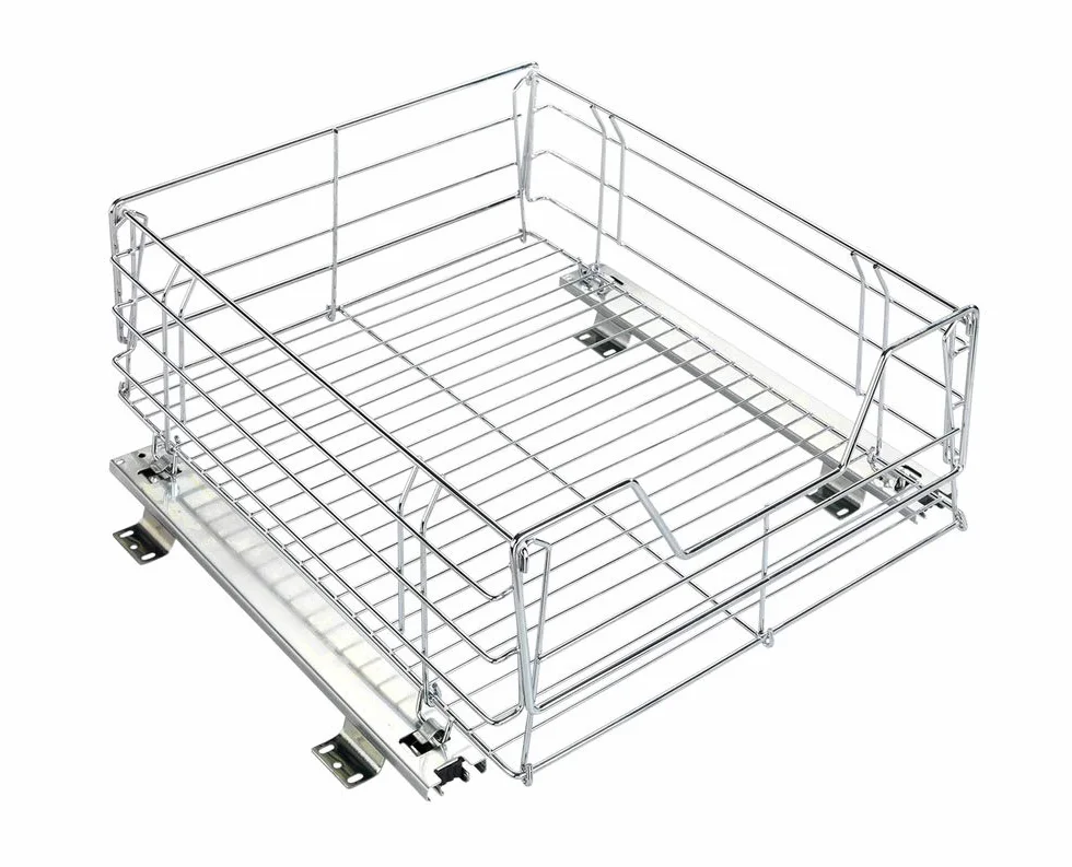 Maximex Cestas Organizadoras Extraibles para Muebles de Cocina, Metalicas, 50 x 40 x 19 cm