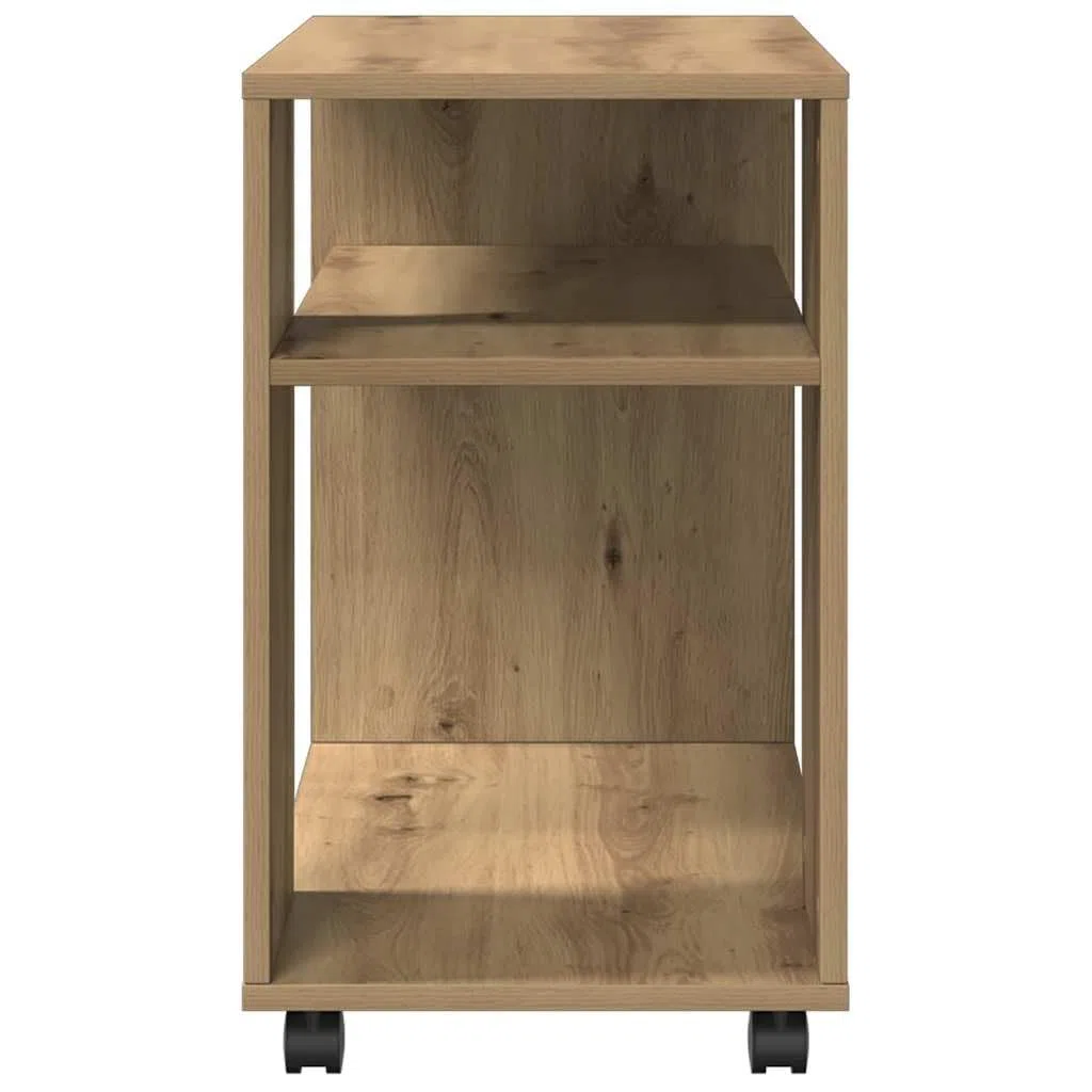 vidaXL Mesa Rodante de Madera Roble Sonoma 70x35x60 cm