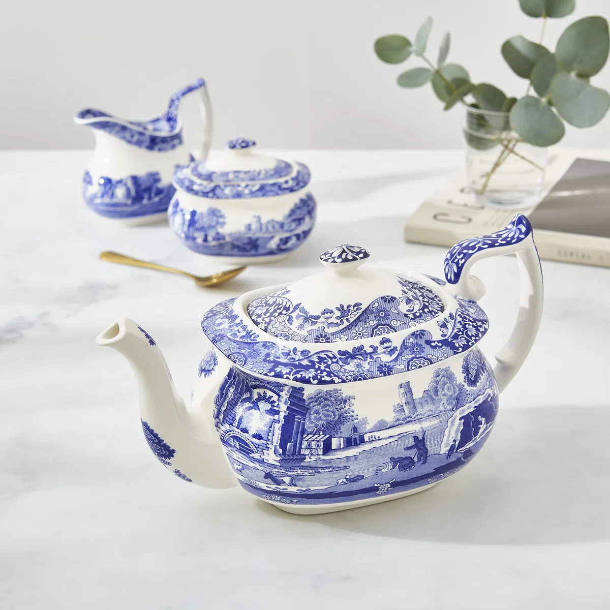 Spode 25IBL138 - Tetera, Color Azul