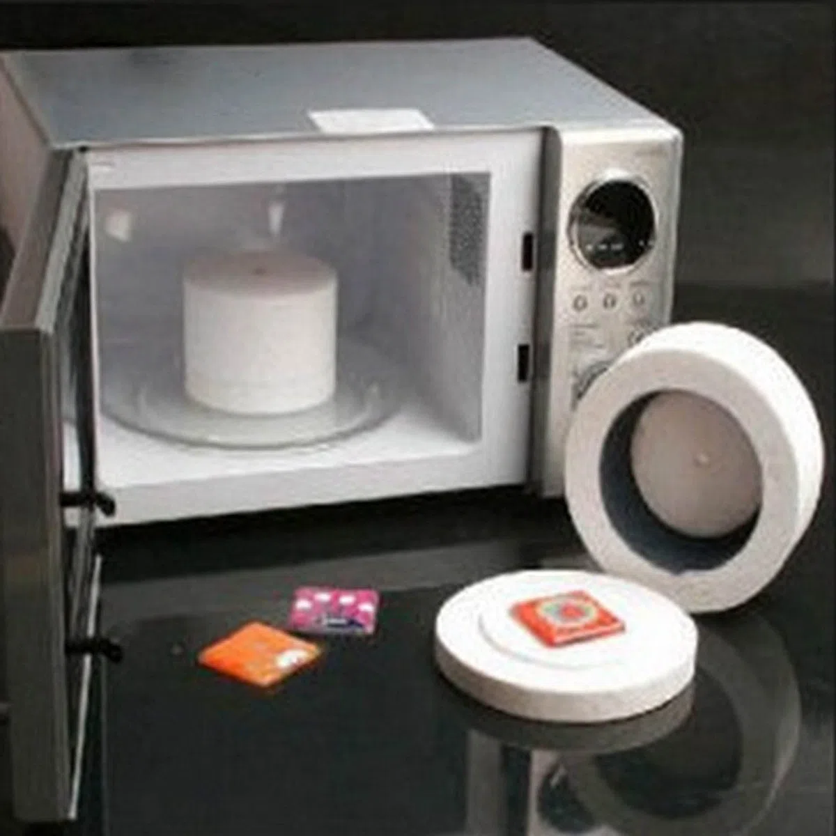Horno profesional de fibra de cerámica para microondas, horno de microondas grande y pequeño, para fusionar vidrio para hacer herramientas de joyería, horno de microondas profesional para fusión de