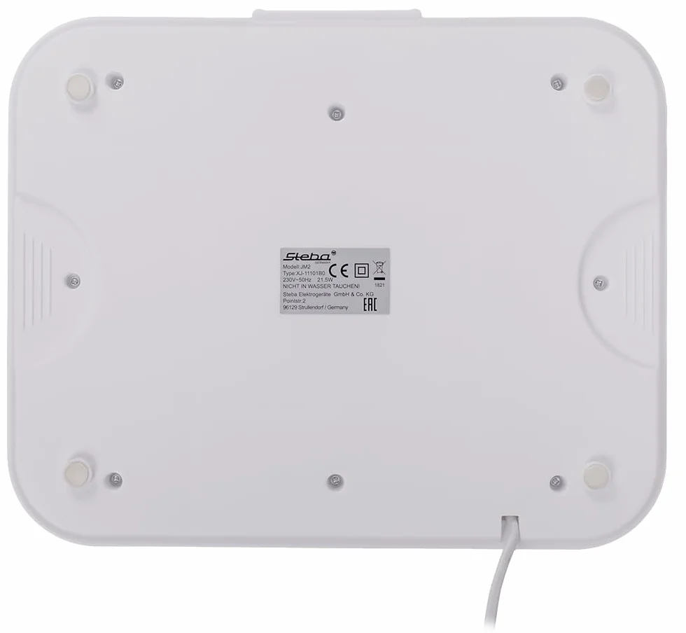 Steba JM 2 - Yogurtera, acero inoxidable, color blanco