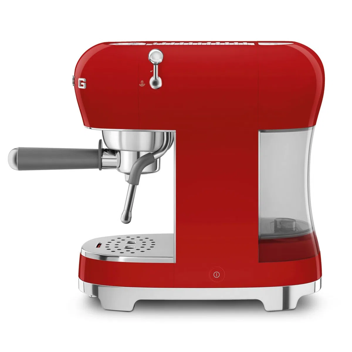 Smeg ECF02RDEU Siebträger Espresso-/Kaffemaschine Rot,
