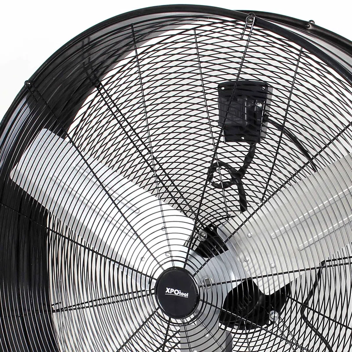 WilTec Ventilador de tambor industrial 90 cm 360 W ventilador de suelo portátil 3 velocidades