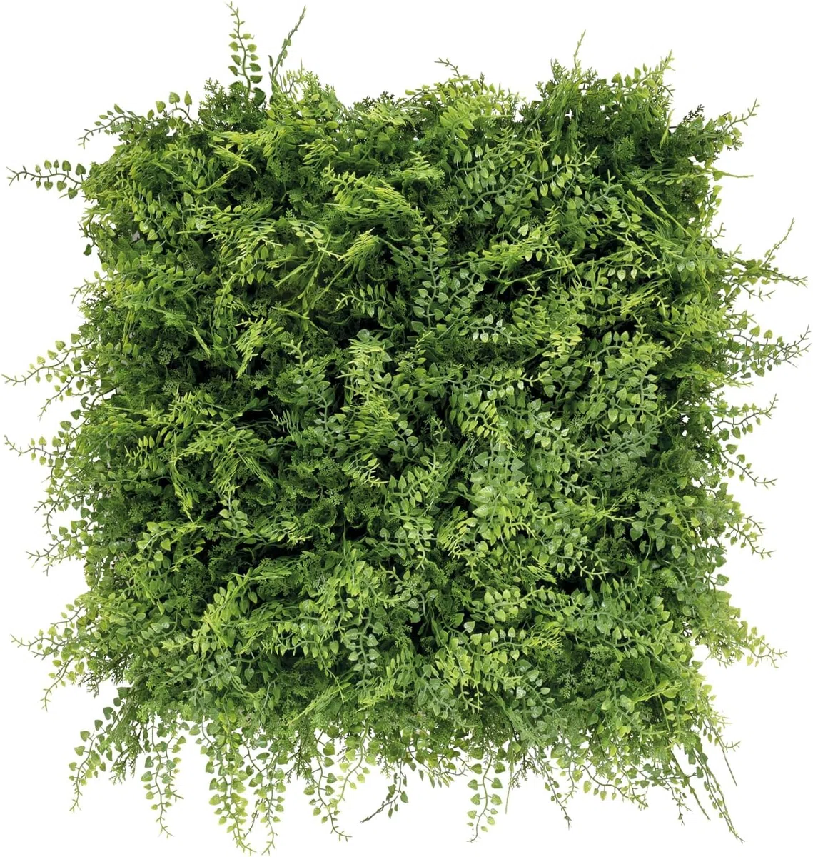 Jardín Vertical Artificial Exterior e Interior | Muro Vegetal Artificial Pack de 4 Paneles 50x50 cm (1m²) | Protección UV | Diseño Moderno | Hiedra Tropical | Planta Decorativa Pared
