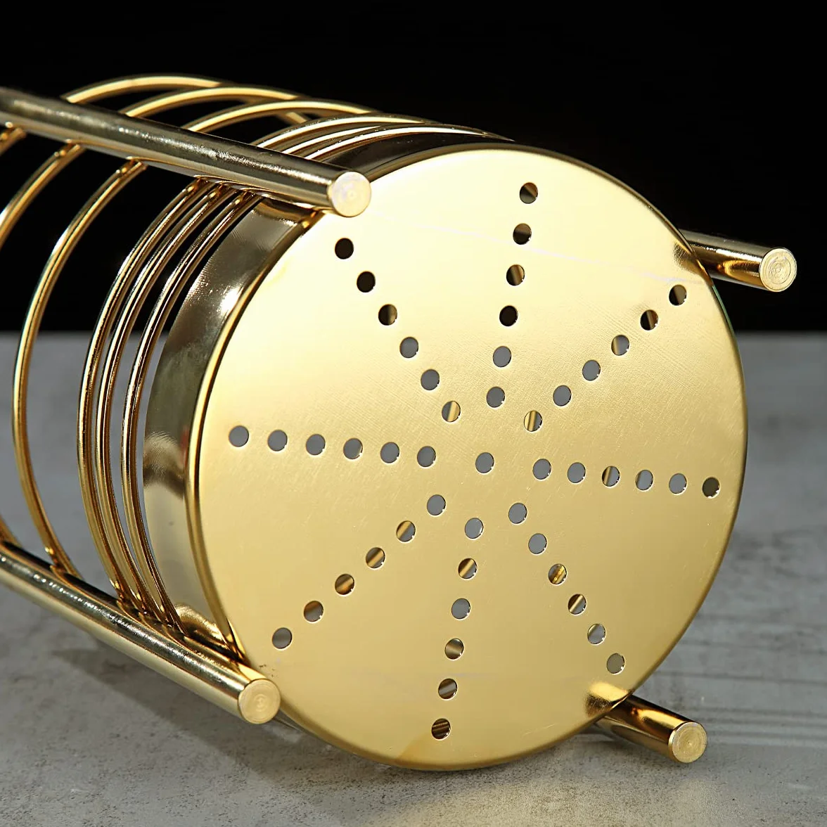 Berglander Juego de utensilios de cocina dorados de silicona antiadherente de 38 piezas, juego de cucharas y espátulas con resistente soporte para utensilios de acero inoxidable