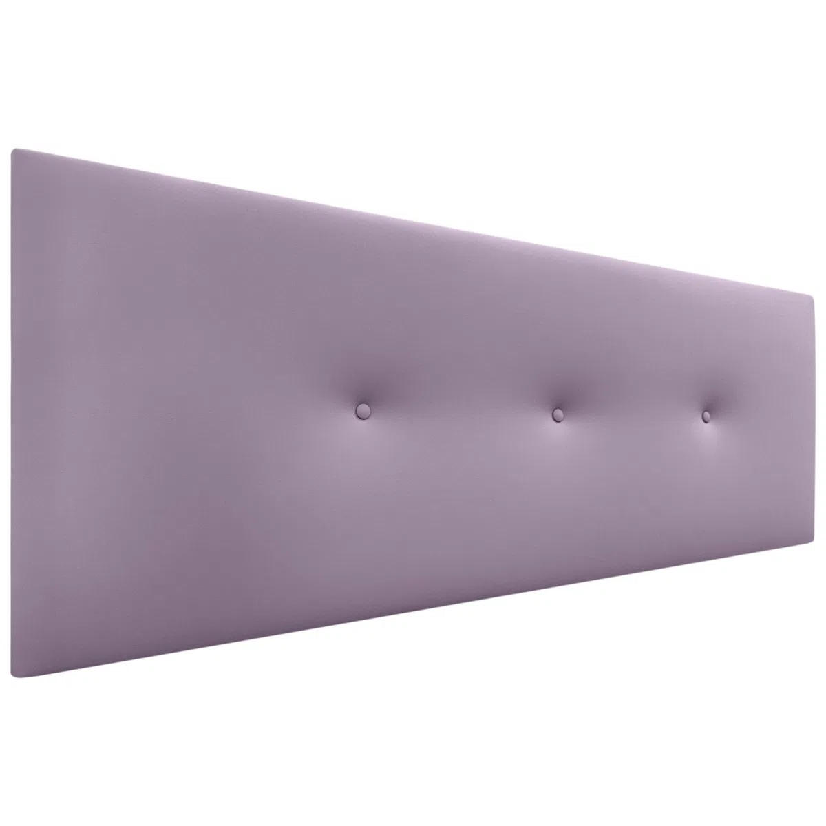 DHOME Cabecero de Polipiel o Tela Acualine Liso con Botones Tapizado de Alta Gama Cabezal Lujo Cama Dormitorio Moderno Acolchado (Polipiel Lila, 135x50cm (Camas 120/135/140))