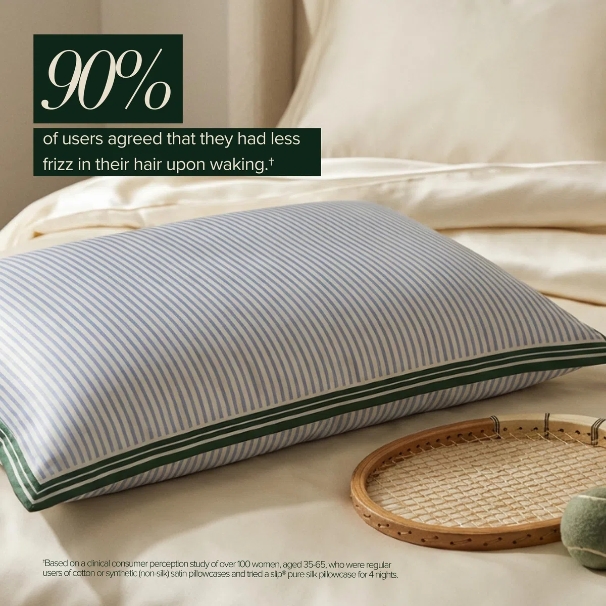 slip The Lodge - Funda de almohada de seda pura, 100% seda de morera de 22 momme, para cama doble, antienvejecimiento, antiarrugas, antisueño, 50,8 x 76,2 cm