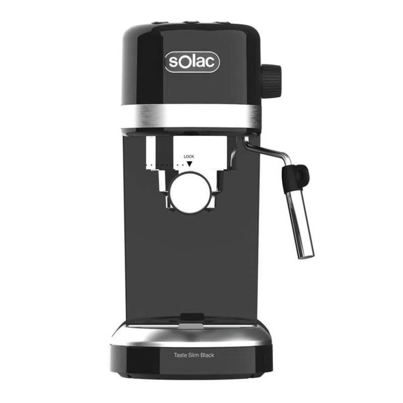 Solac - Cafetera Espresso 1350W | 20 Bares de Presión | Sistema Thermoblock | Café Programable | Vaporizador Orientable | Bandeja Calienta Tazas
