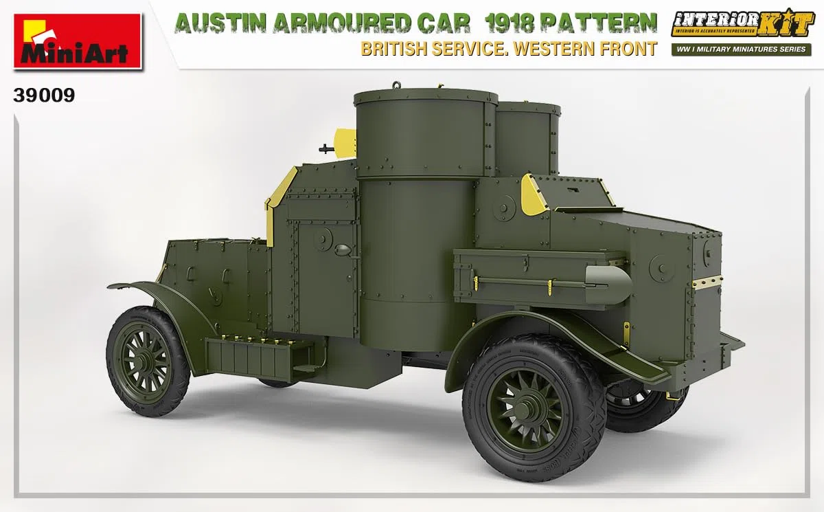 MiniArt MIN39009 WWI 1:35-Austin - Coche blindado (Servicio Británico)