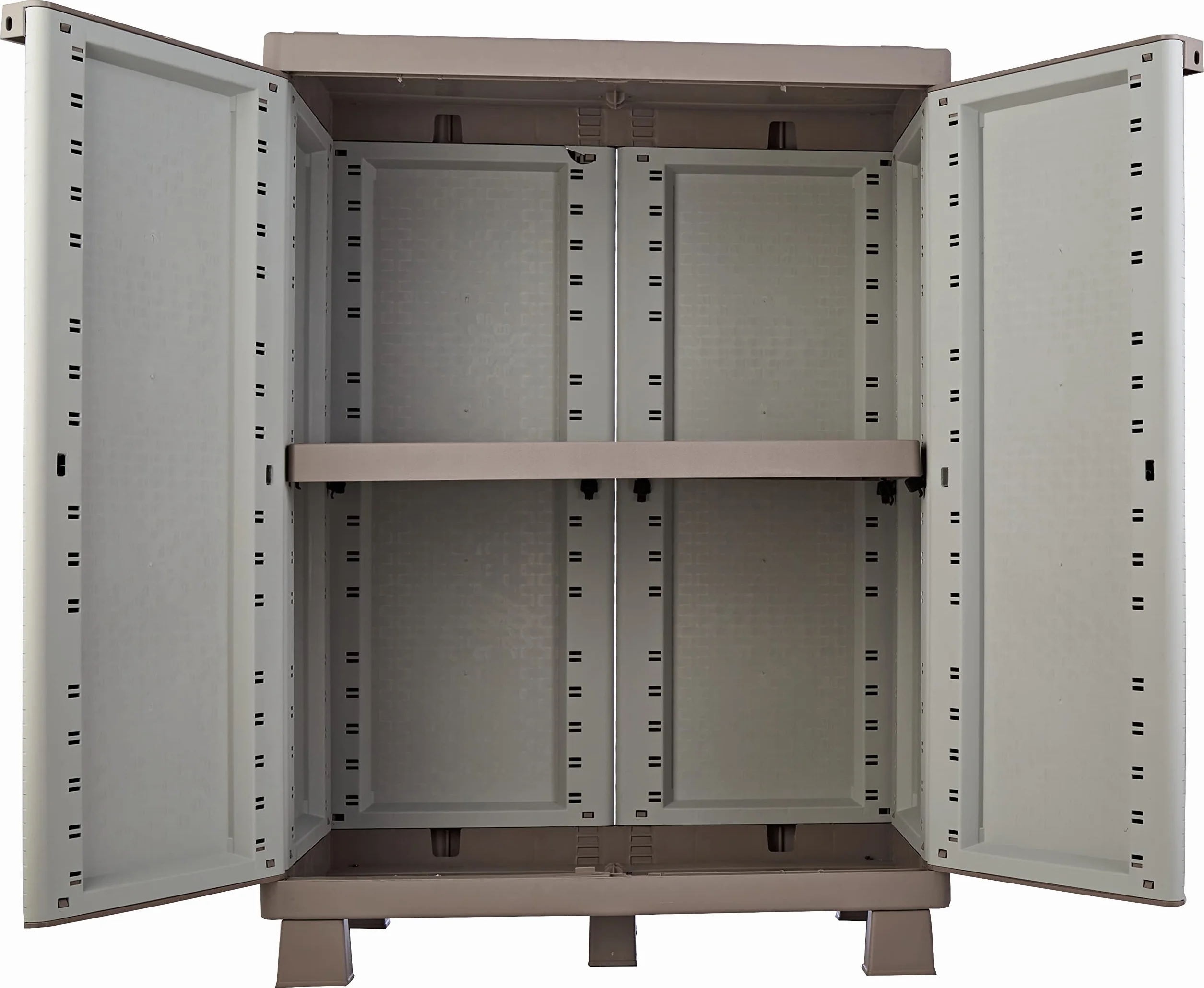 Terry, C-Rattan 680, Armario 2 Puertas y 1 Estante Interno. 68x39x91,5 cm